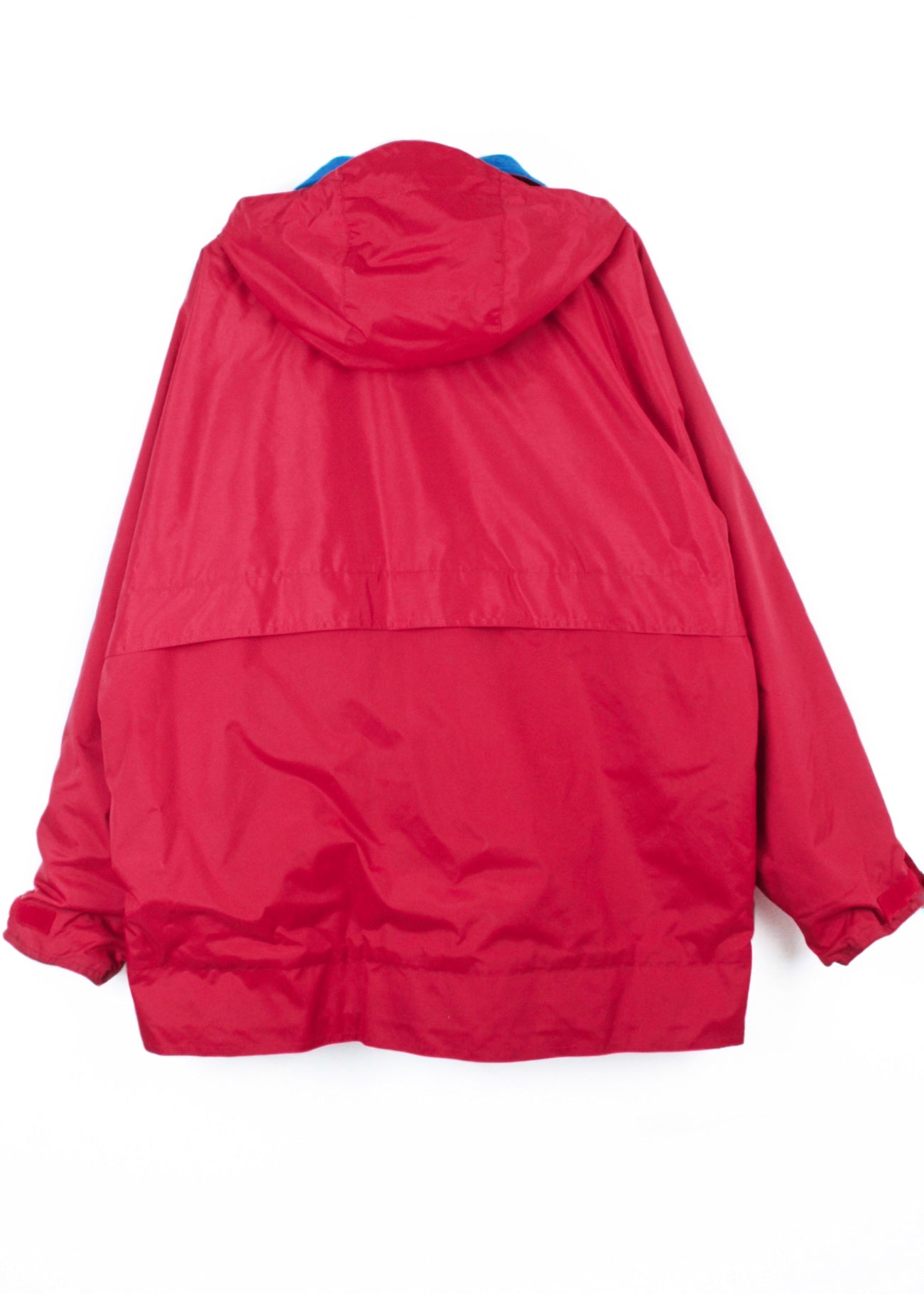 Aigle Red Jacket with Blue Fleece Lining