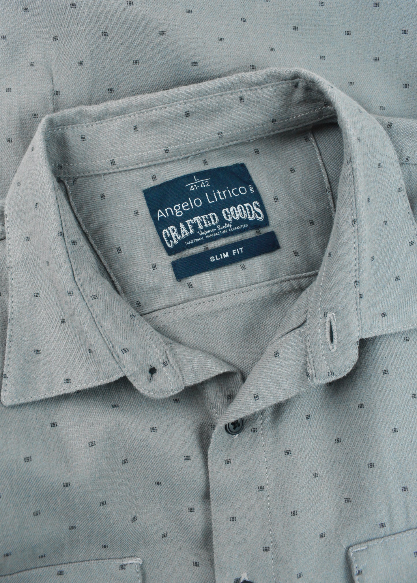 Angelo Litrico shirt in grey