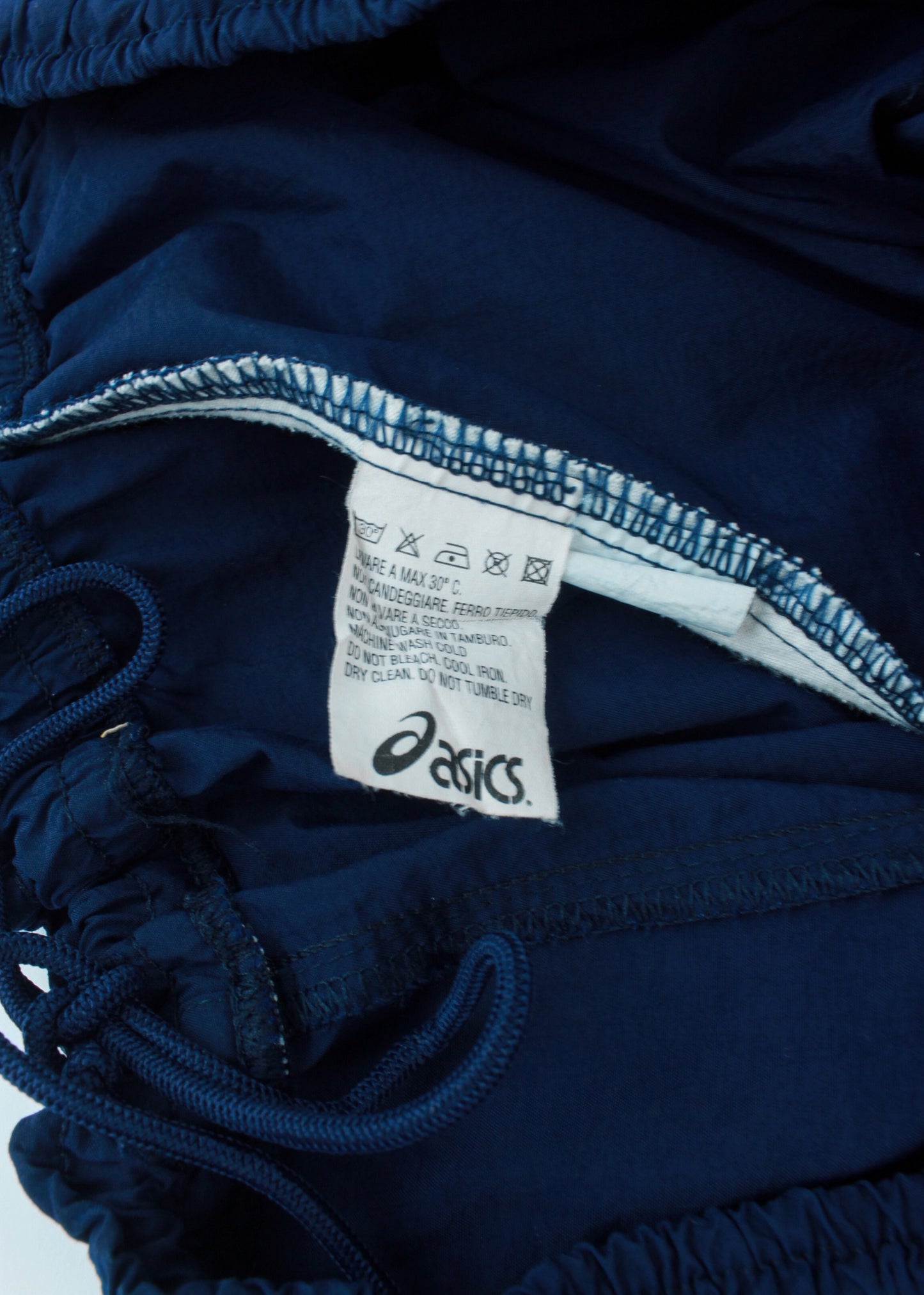 Vintage wind pants in dark blue (with pockets)