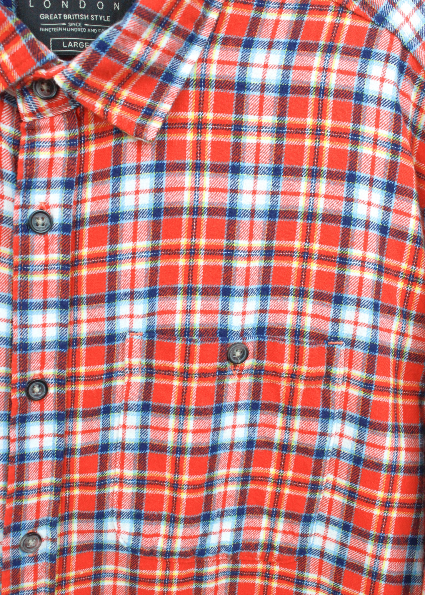 Burton shirt in orange check