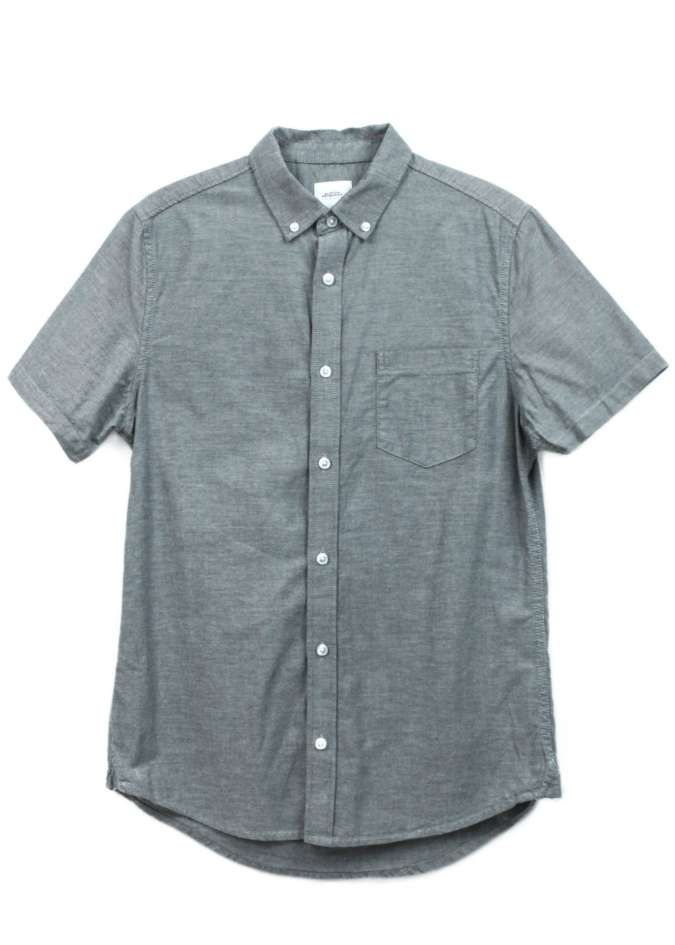 Burton short sleeve shirt in grey