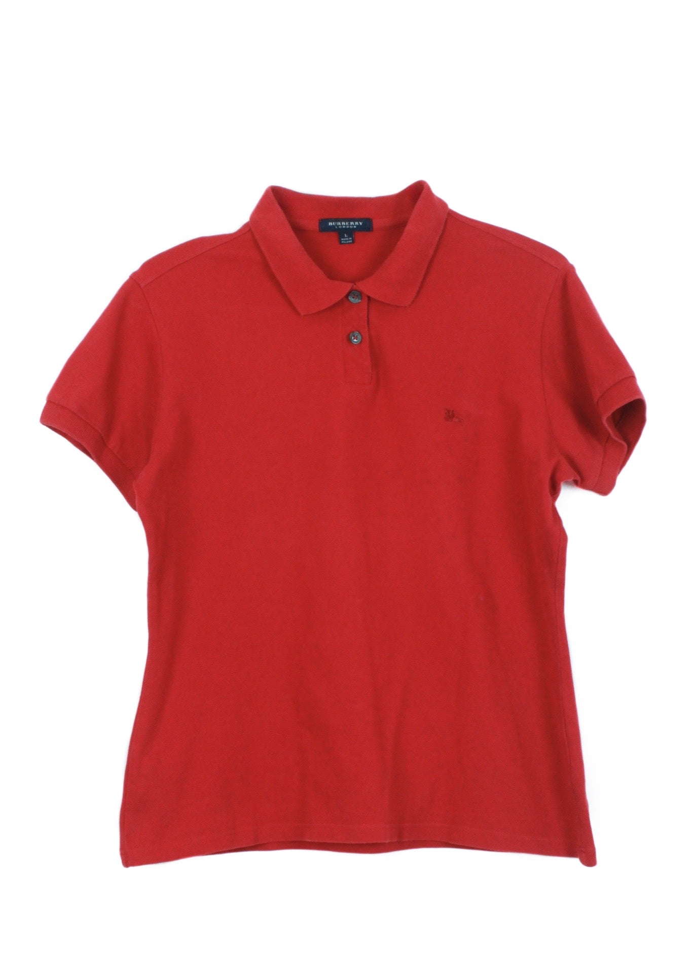 Burberry polo t shirt in red Old s Cool Store