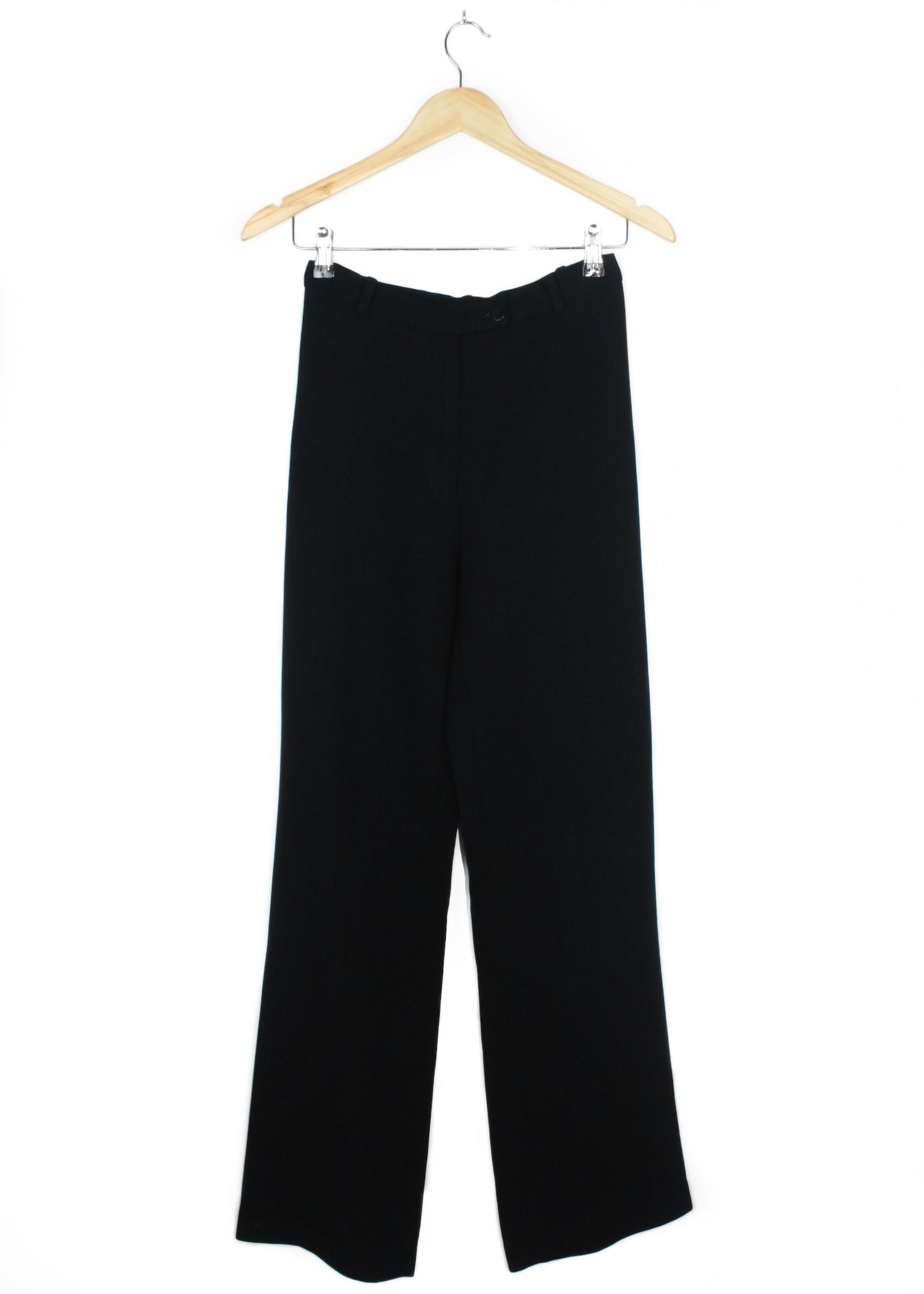 Vintage wide leg trousers in black