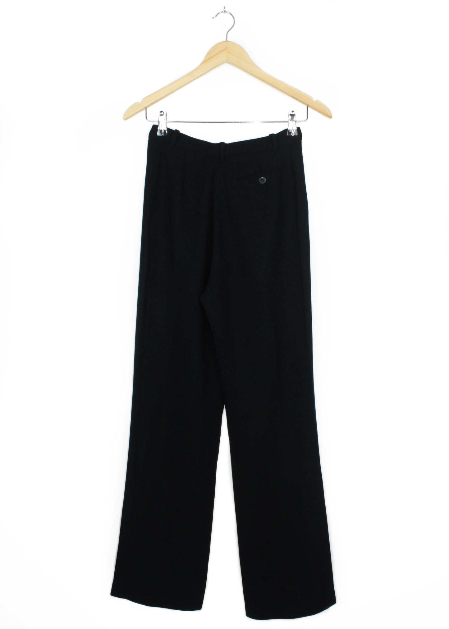 Vintage wide leg trousers in black