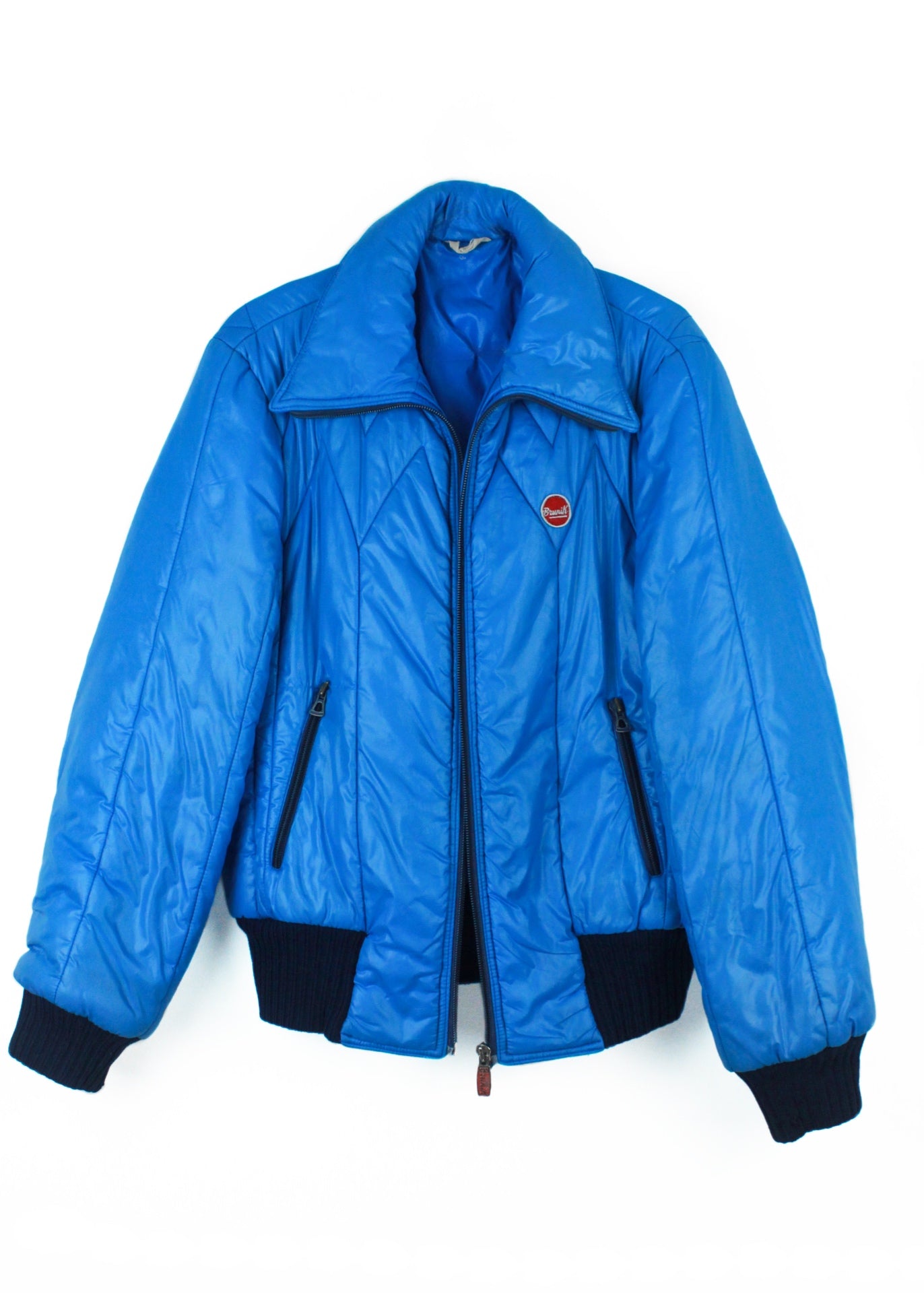 Brunik jacket in blue with zip