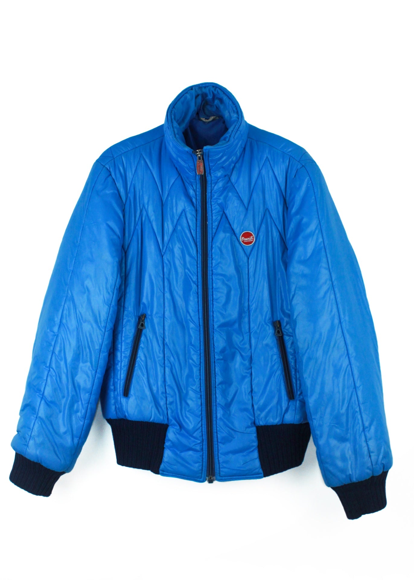 Brunik jacket in blue with zip