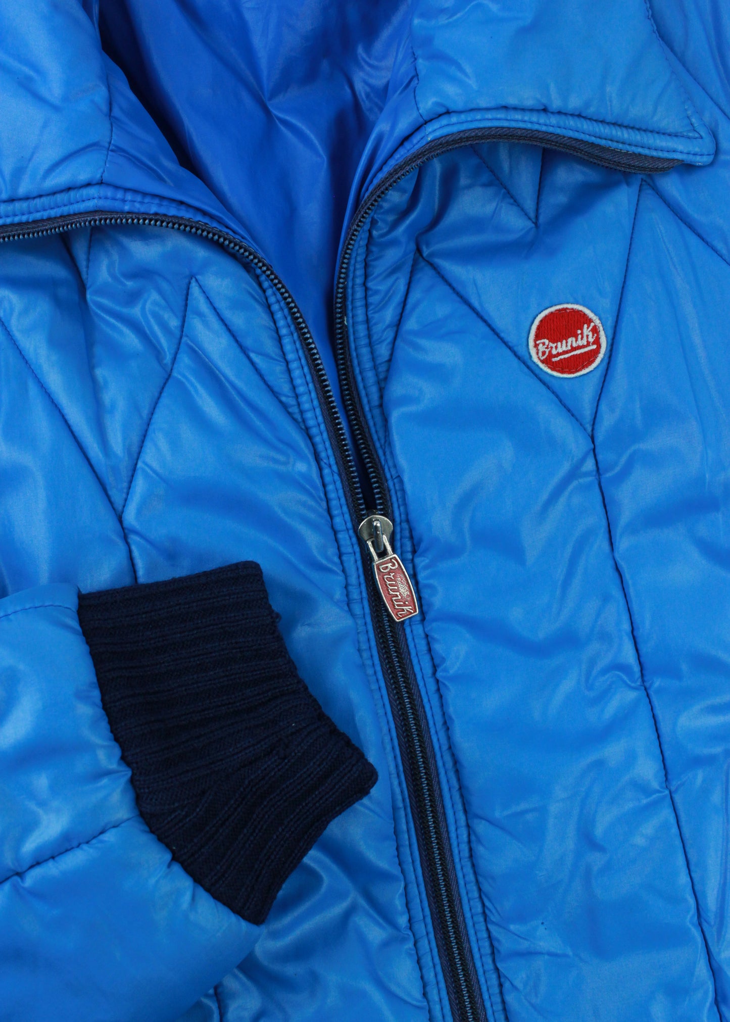 Brunik jacket in blue with zip