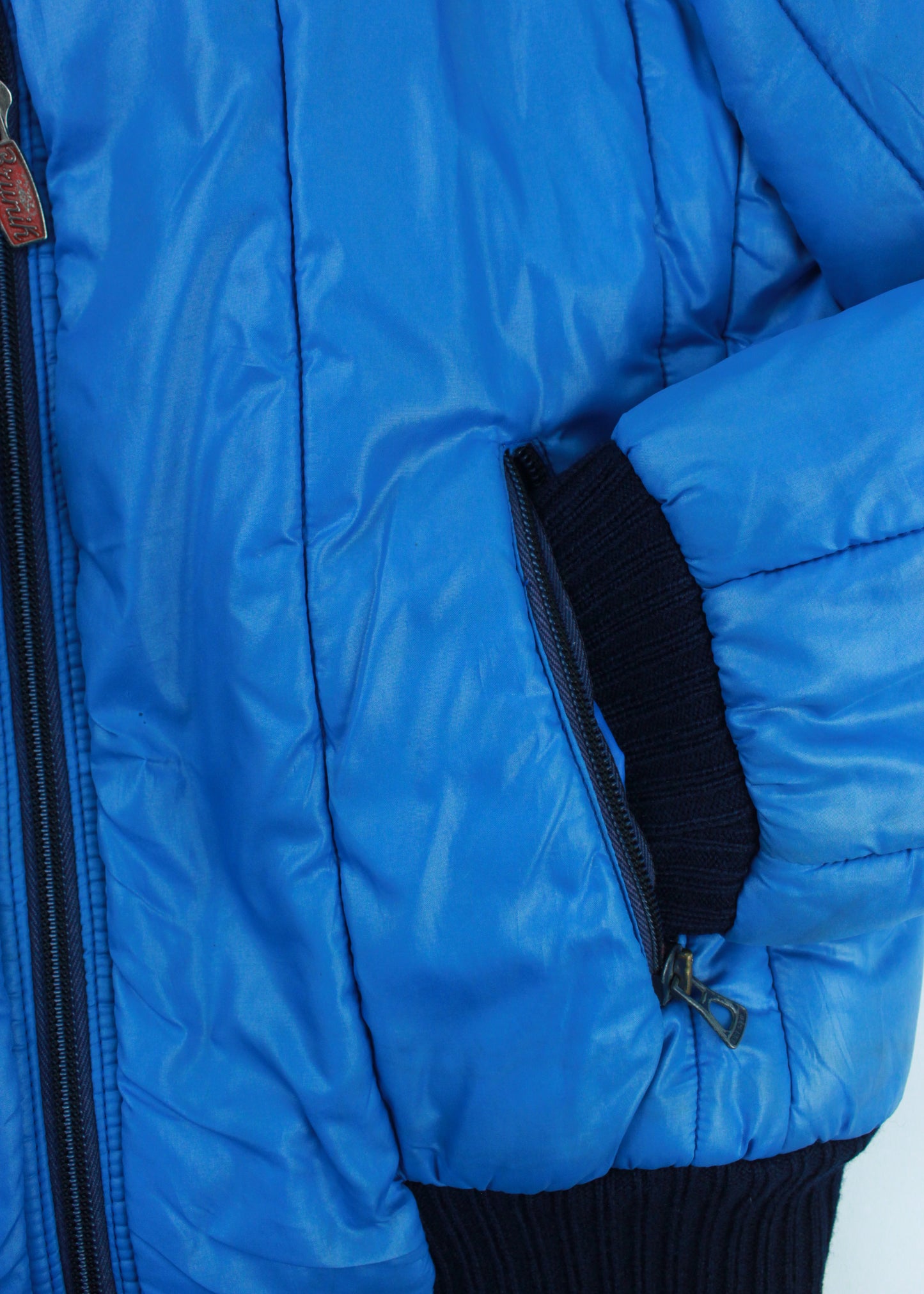 Brunik jacket in blue with zip