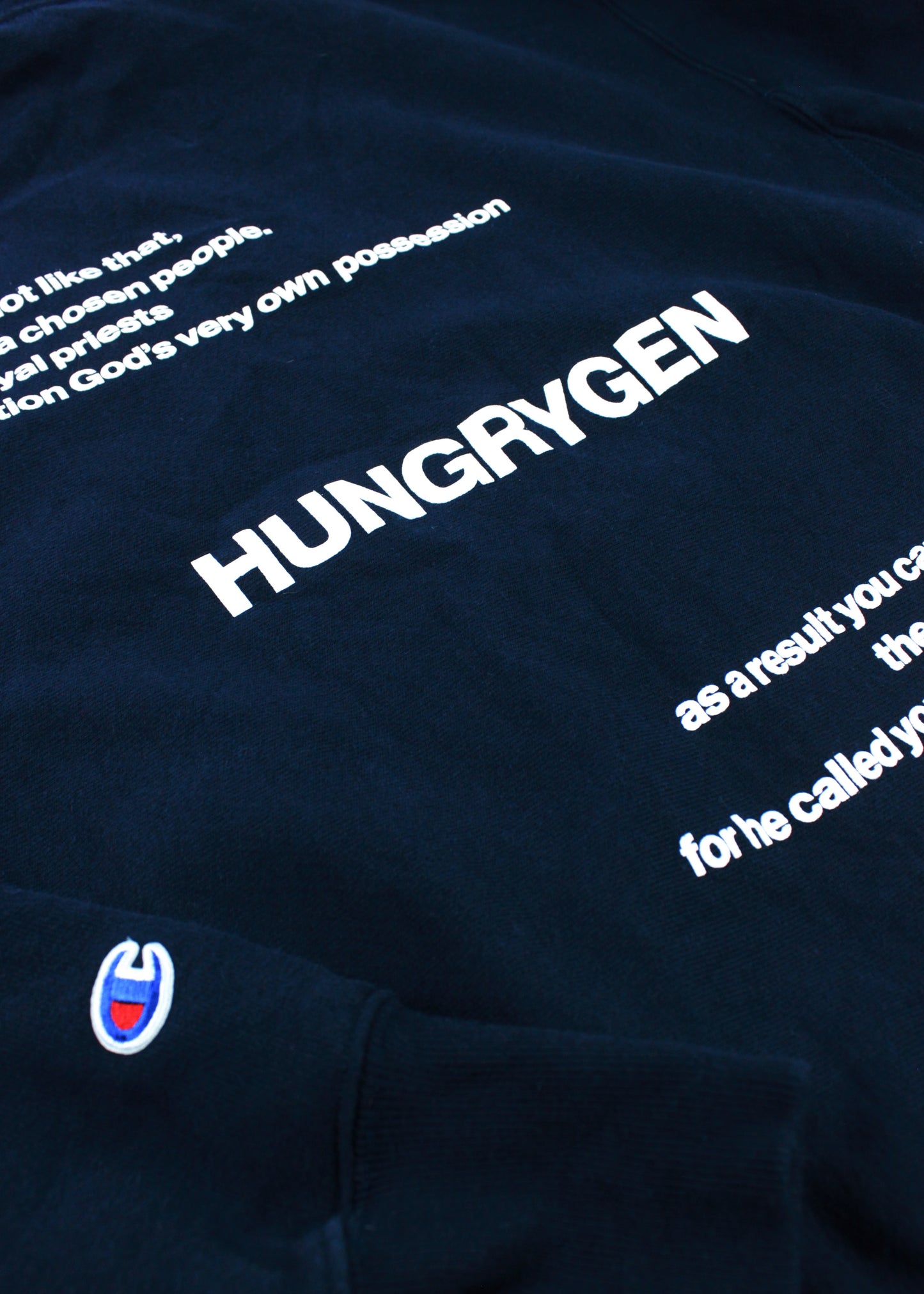 Champion hoodie in navy