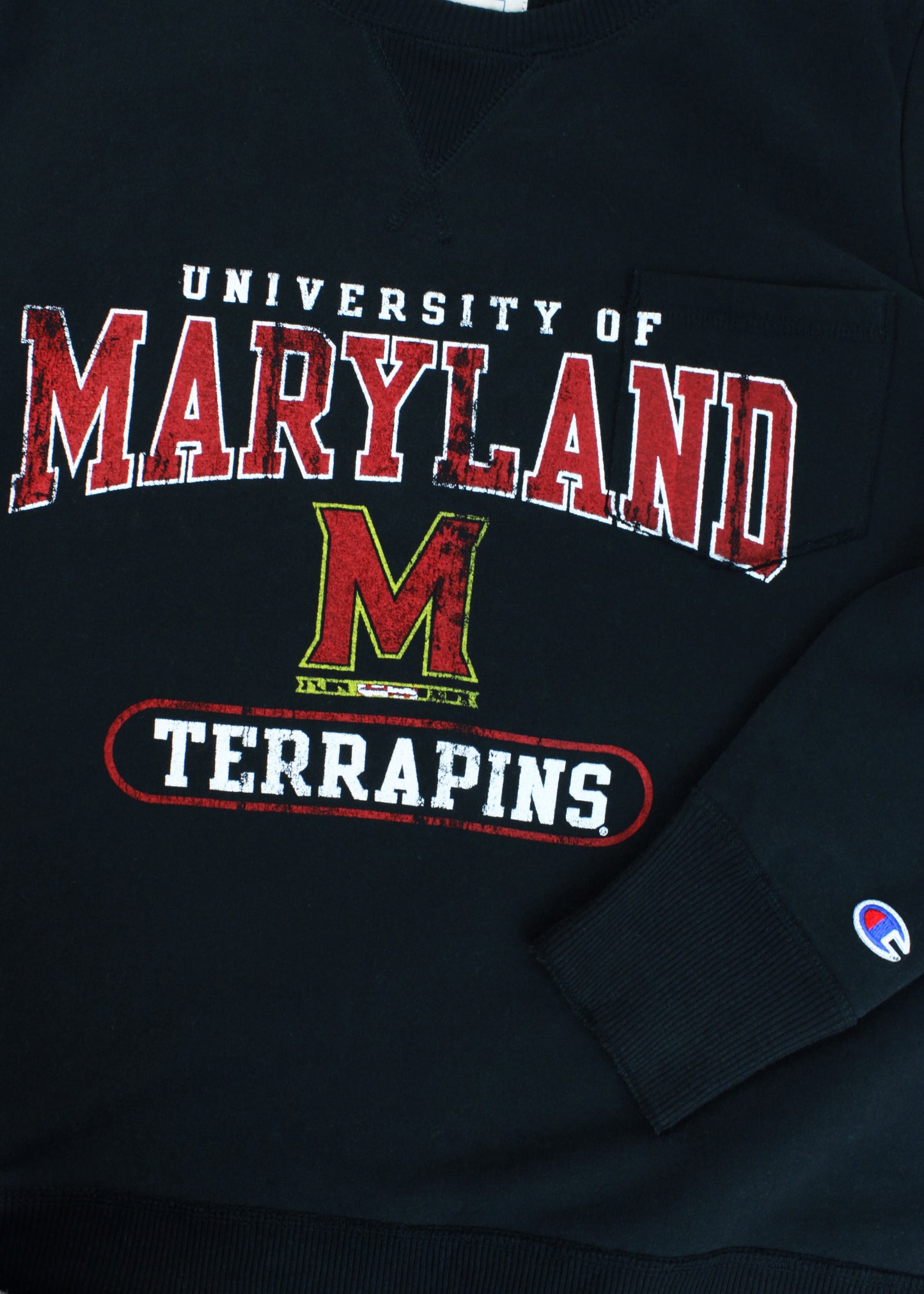 Champion University of Maryland sweatshirt in black