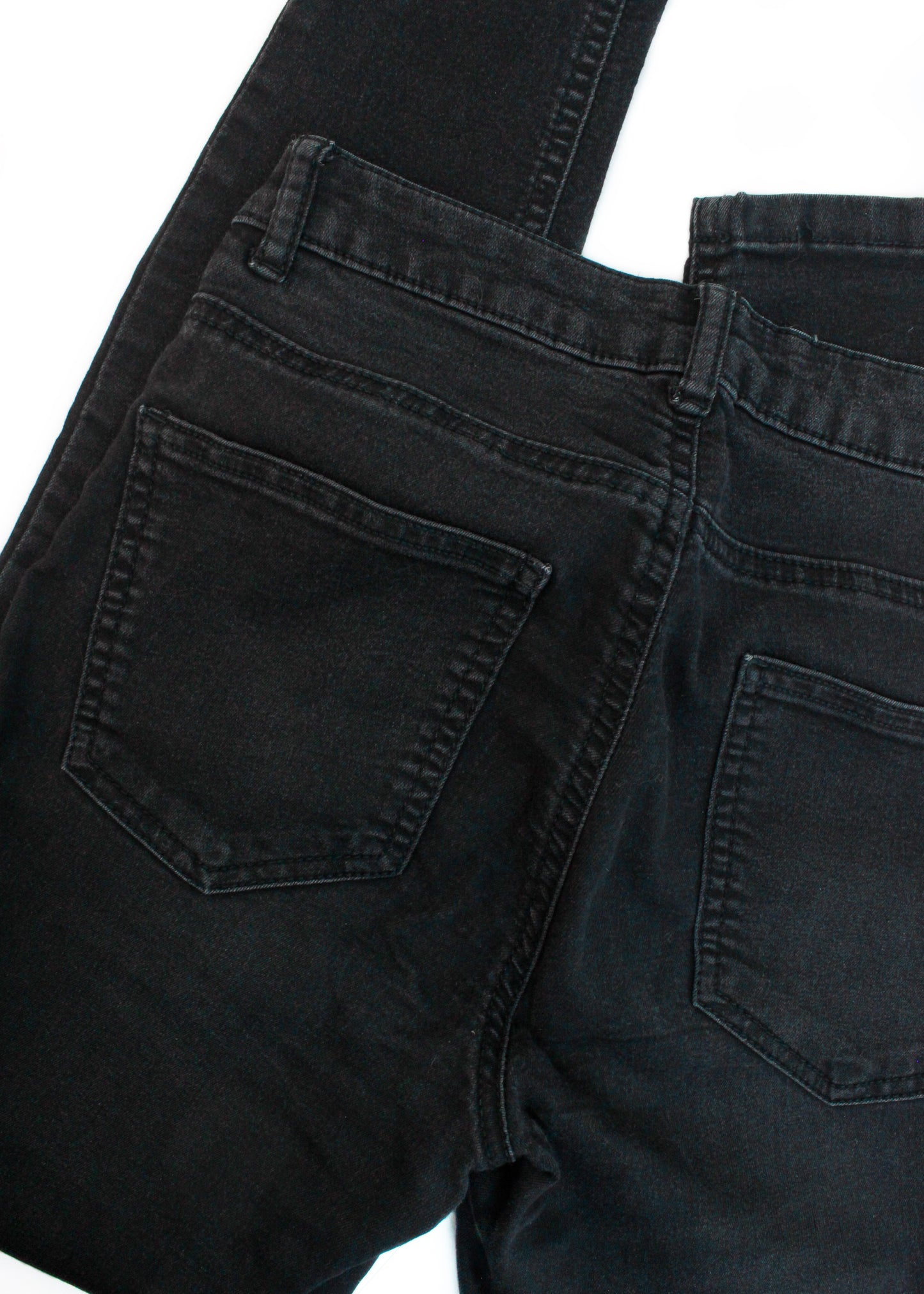 Black ankle super skinny jeans