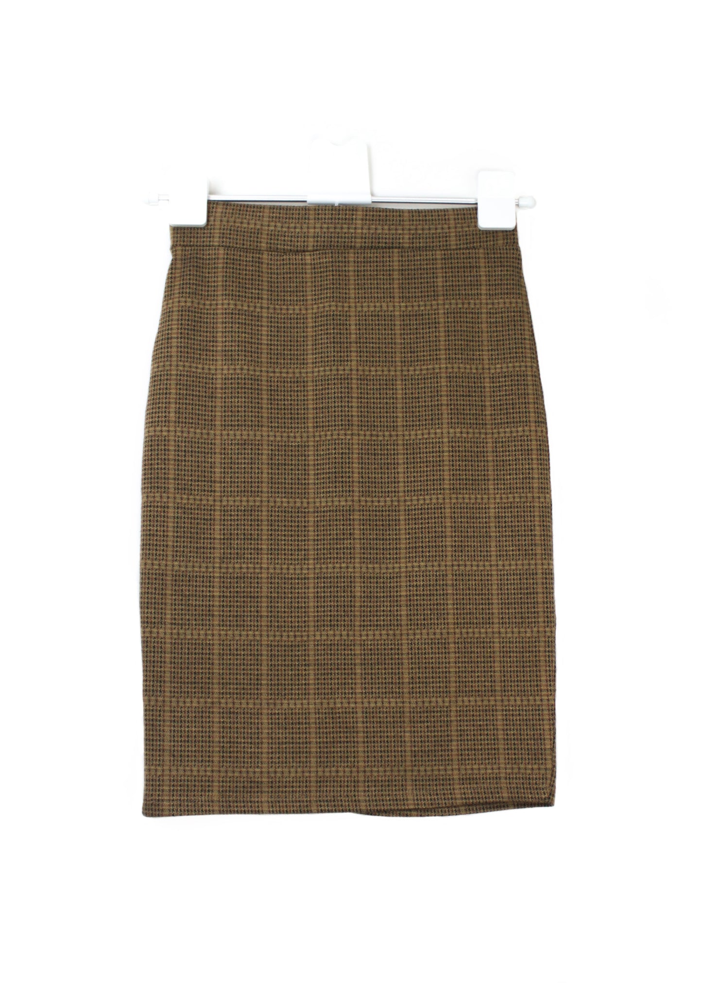 Vintage Brown Pencil Skirt