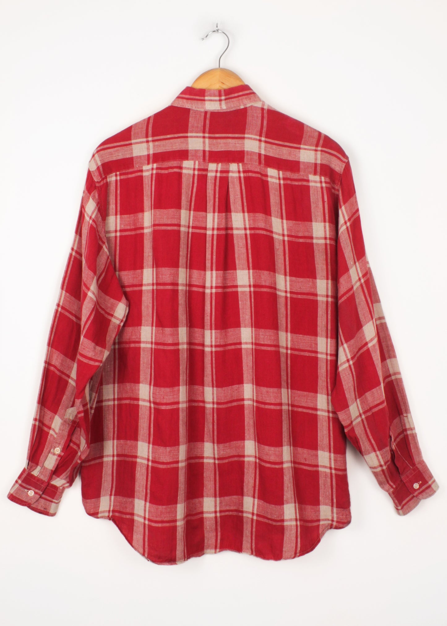 Sisley linen shirt in red