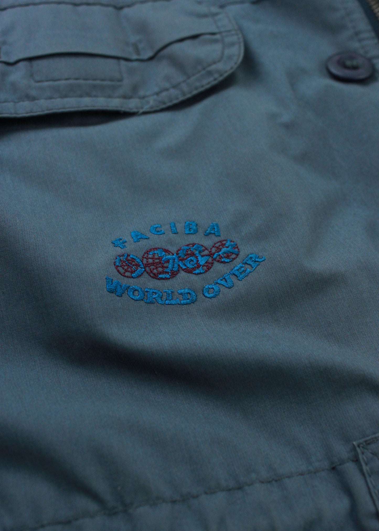Faciba jacket in dark bluish grey