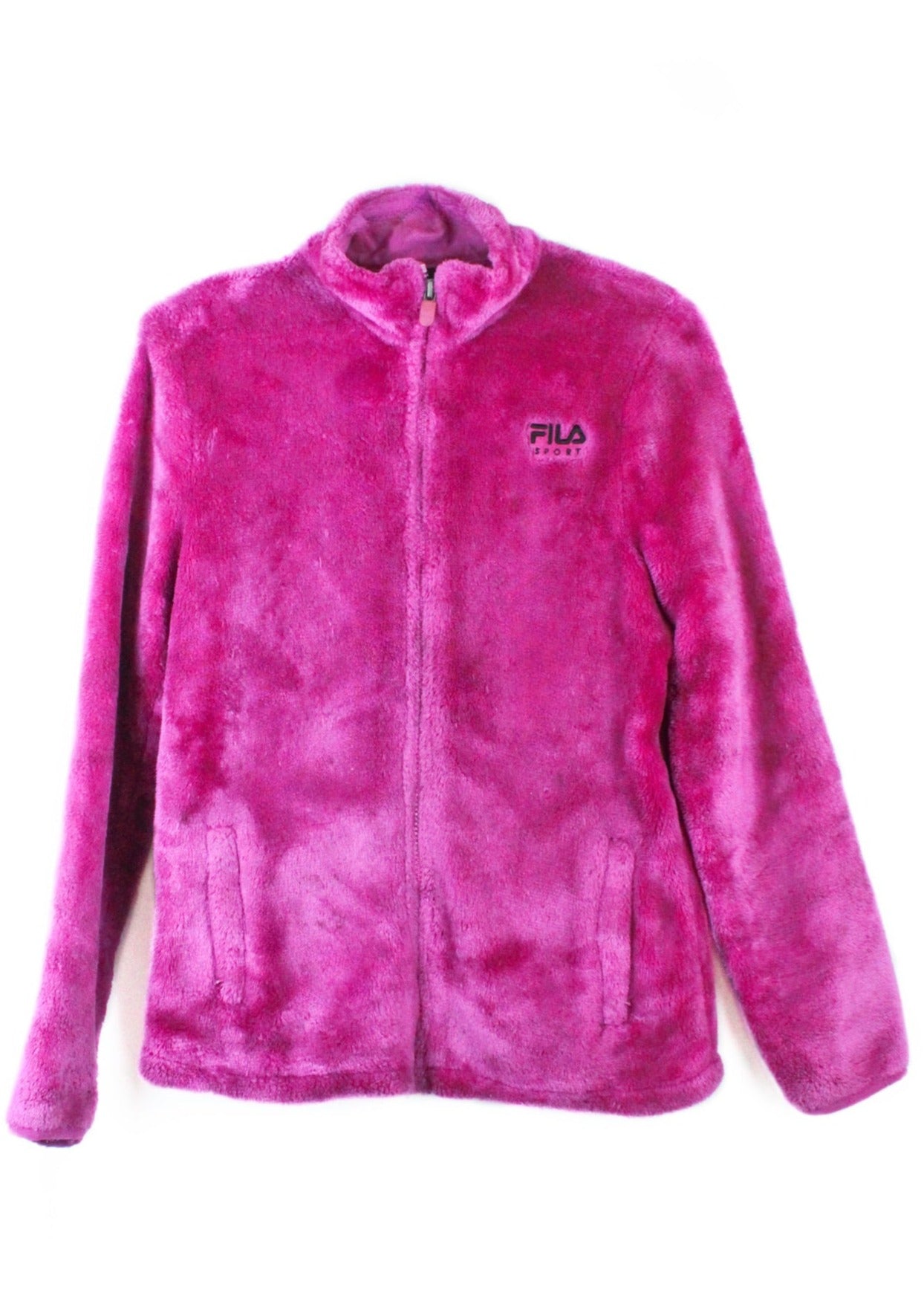 Fila fleece in magenta with zip
