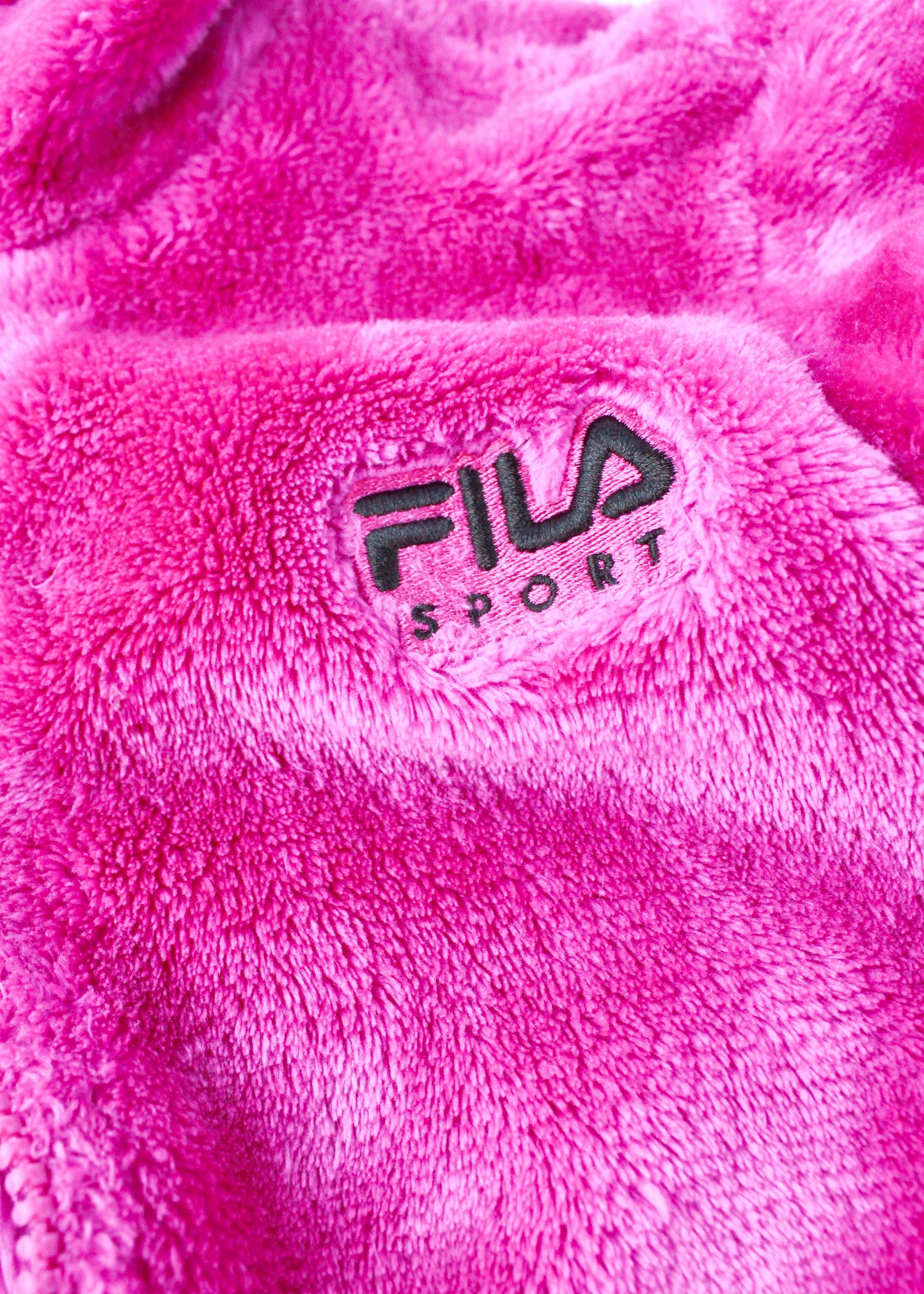 Fila fleece in magenta with zip
