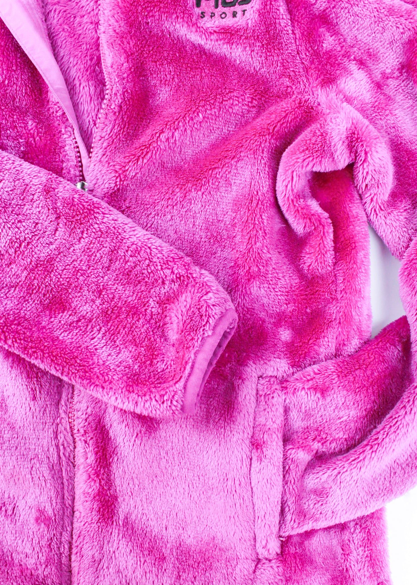 Fila fleece in magenta with zip