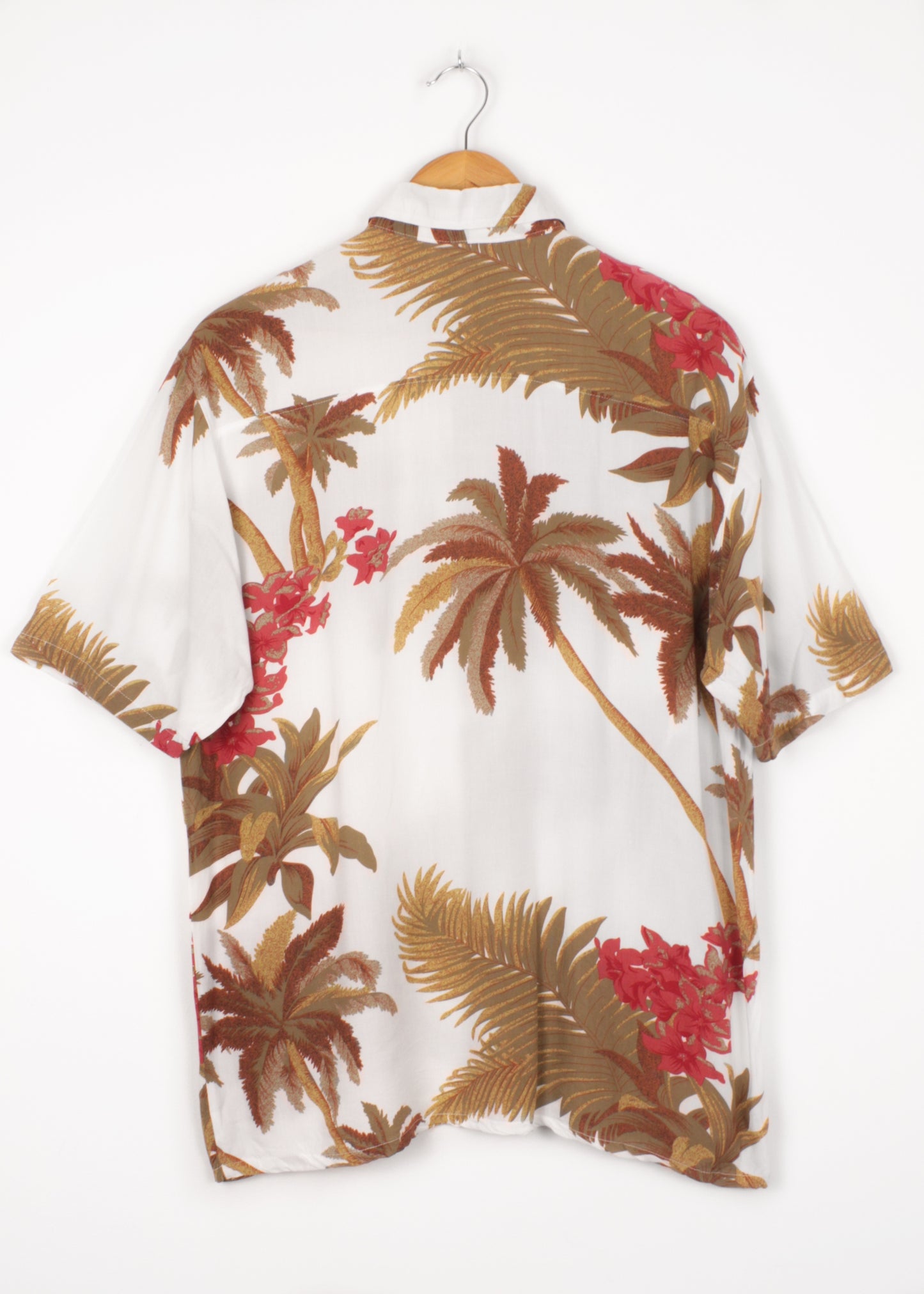 Hawaii printed shirt in white