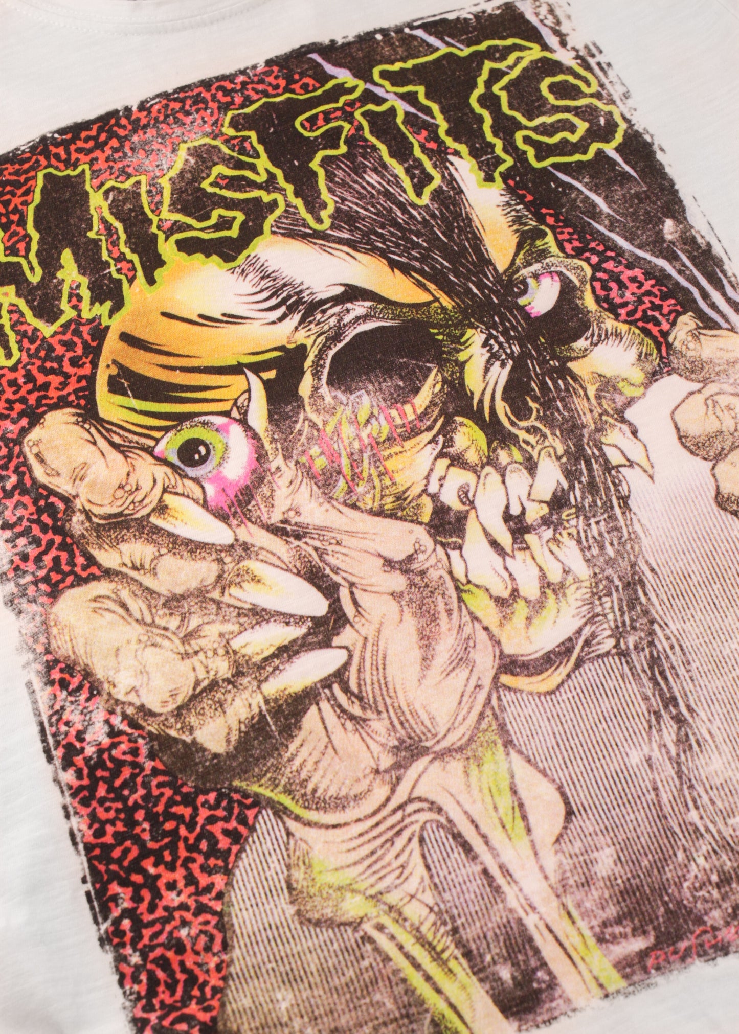 Misfits tee in white