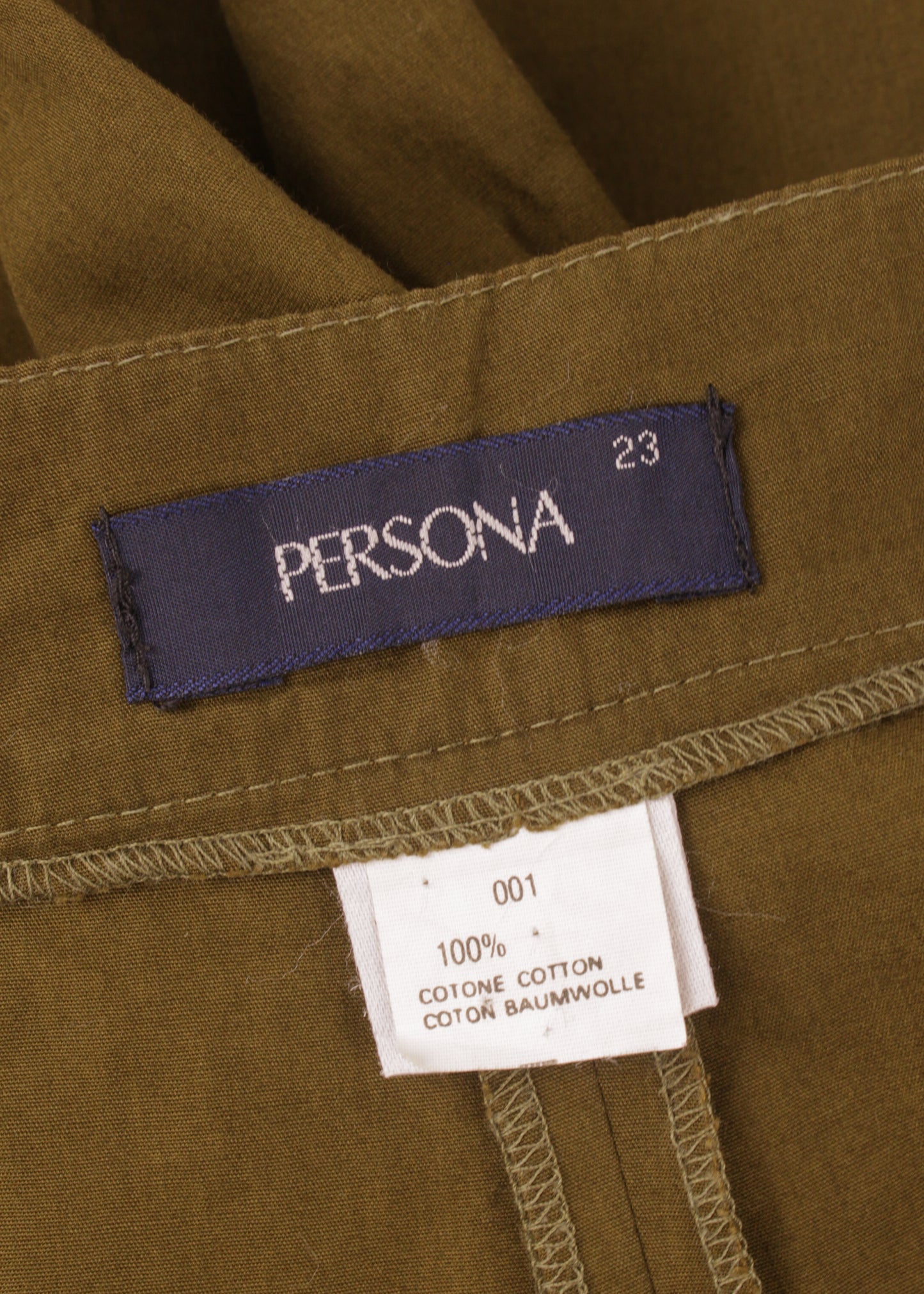 Vintage shorts in khaki