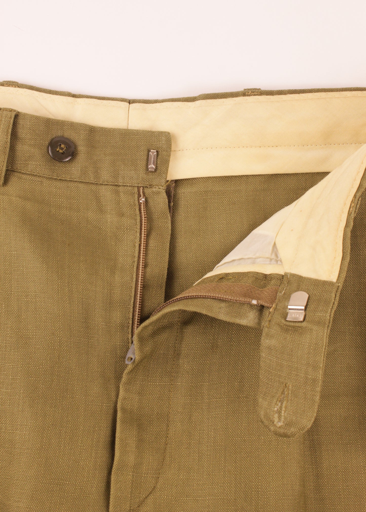 Vintage trousers in khaki