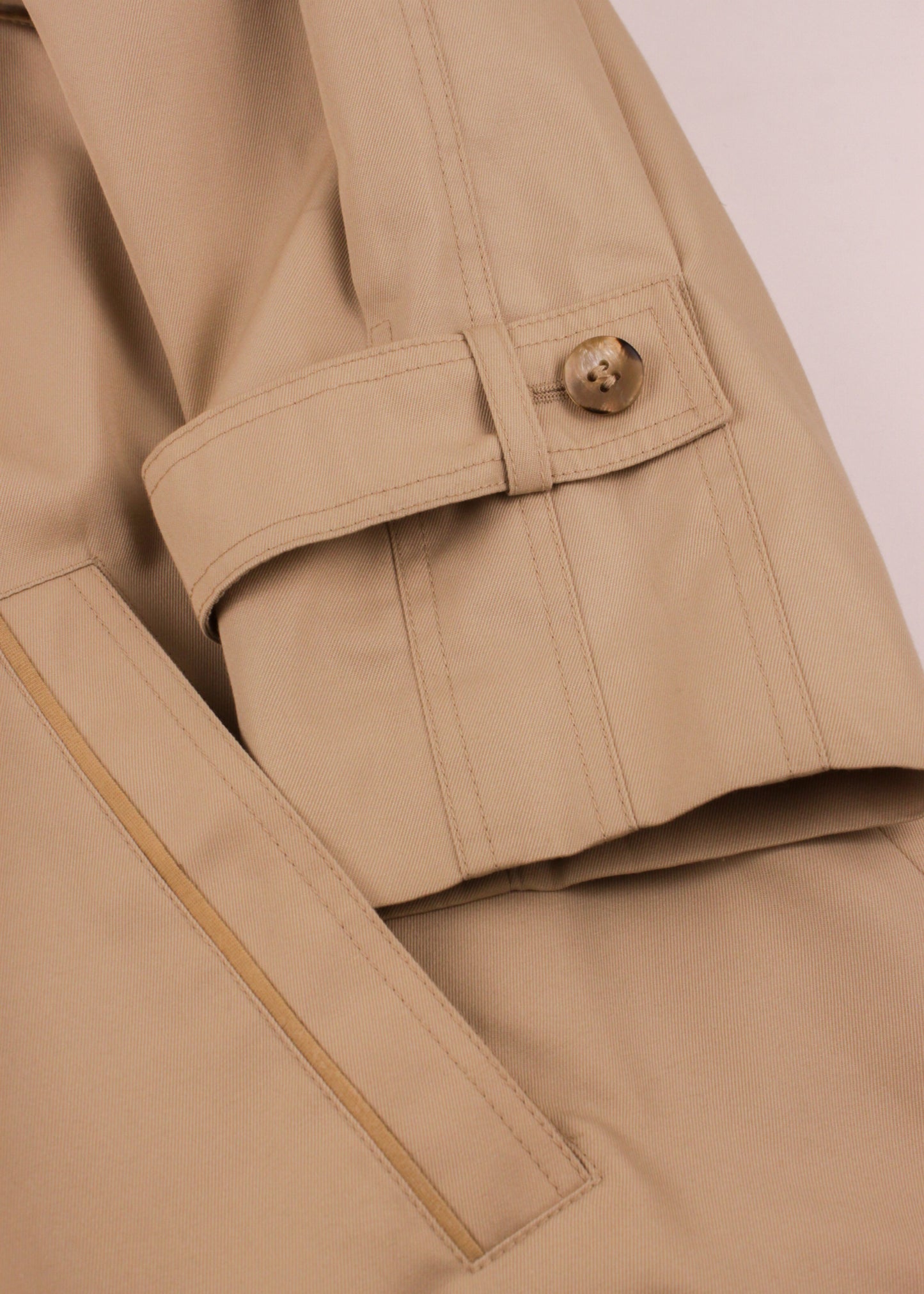 Vintage beige trench coat