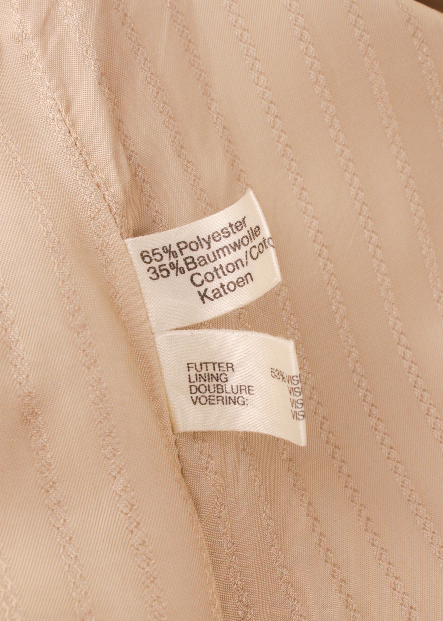 Vintage beige trench coat