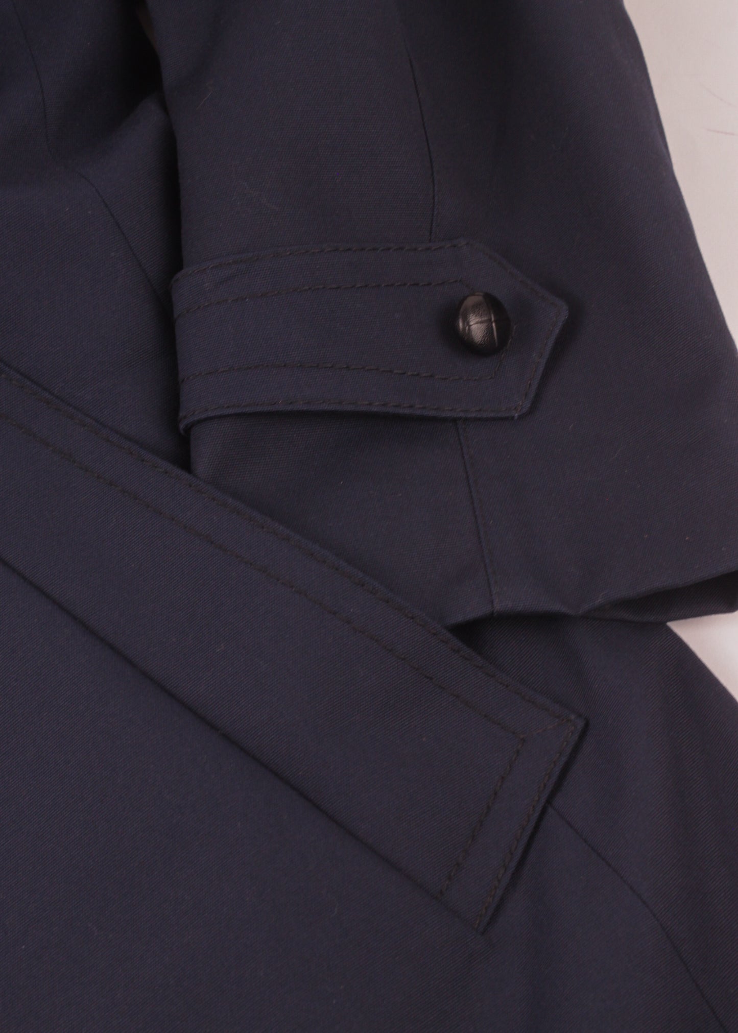 Vintage trench coat in navy