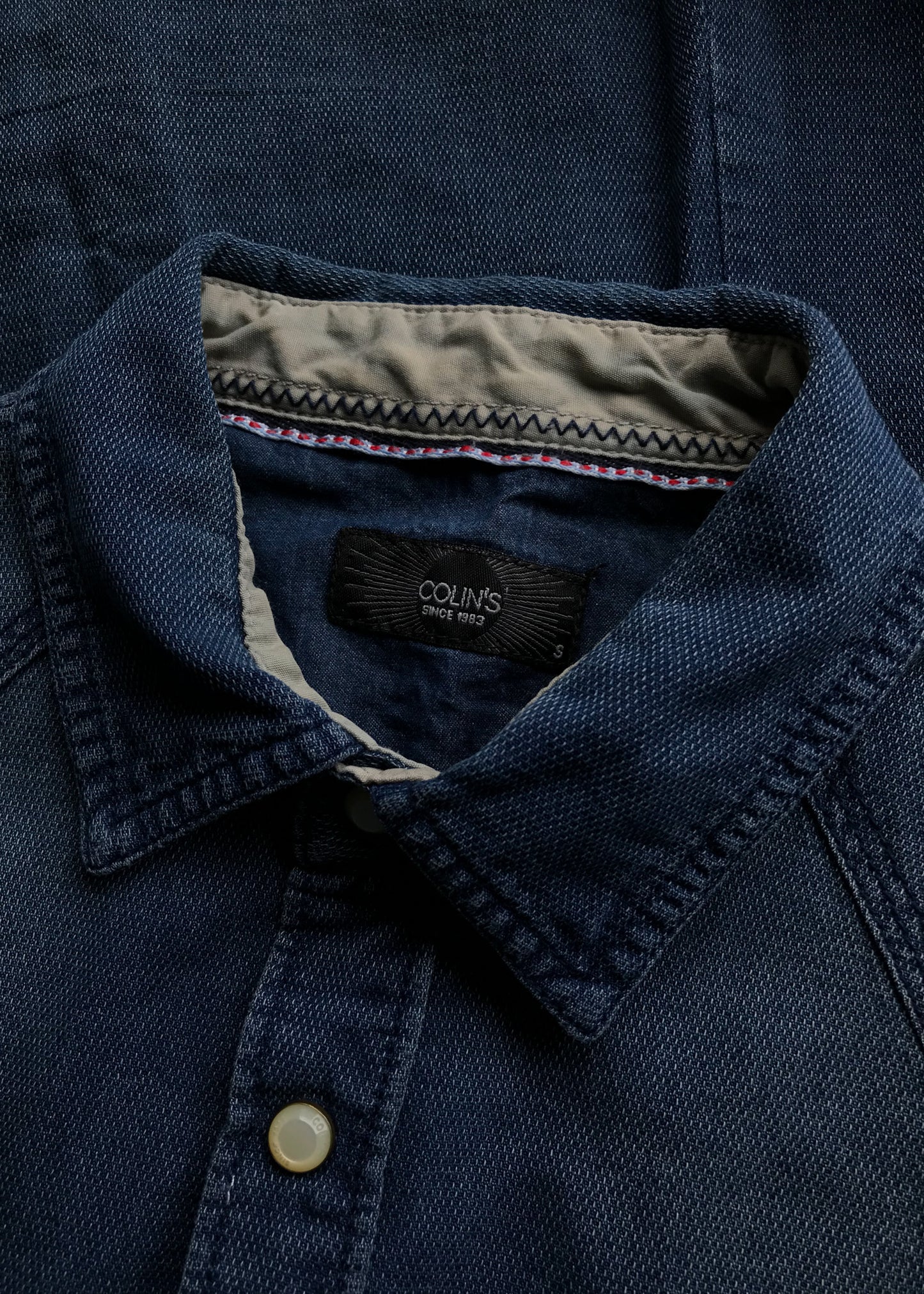 Vintage denim long sleeve shirt