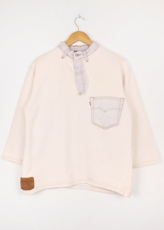 Upcycled Levi's sweatshirt