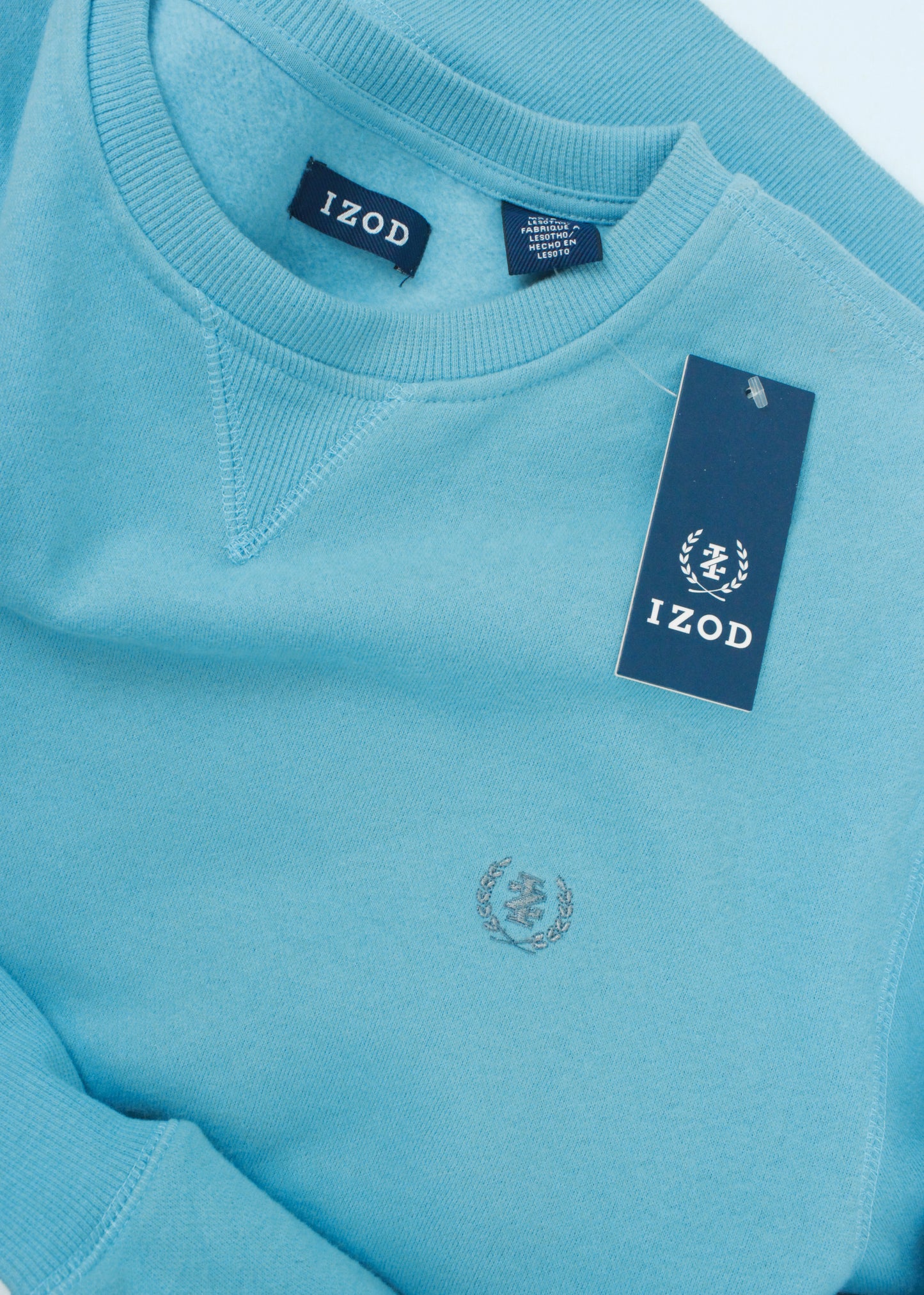 Izod sweatshirt in blue