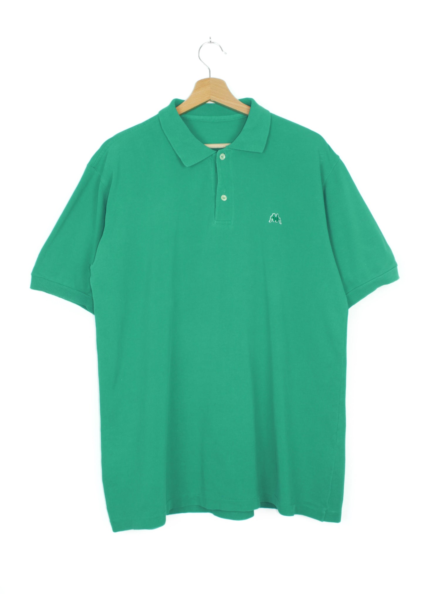 Kappa plain polo t-shirt in green