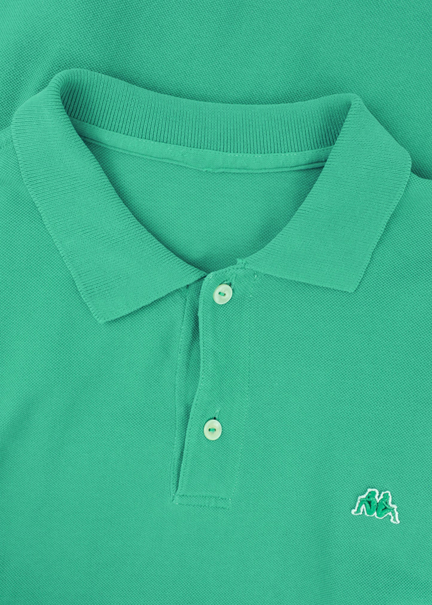 Kappa plain polo t-shirt in green