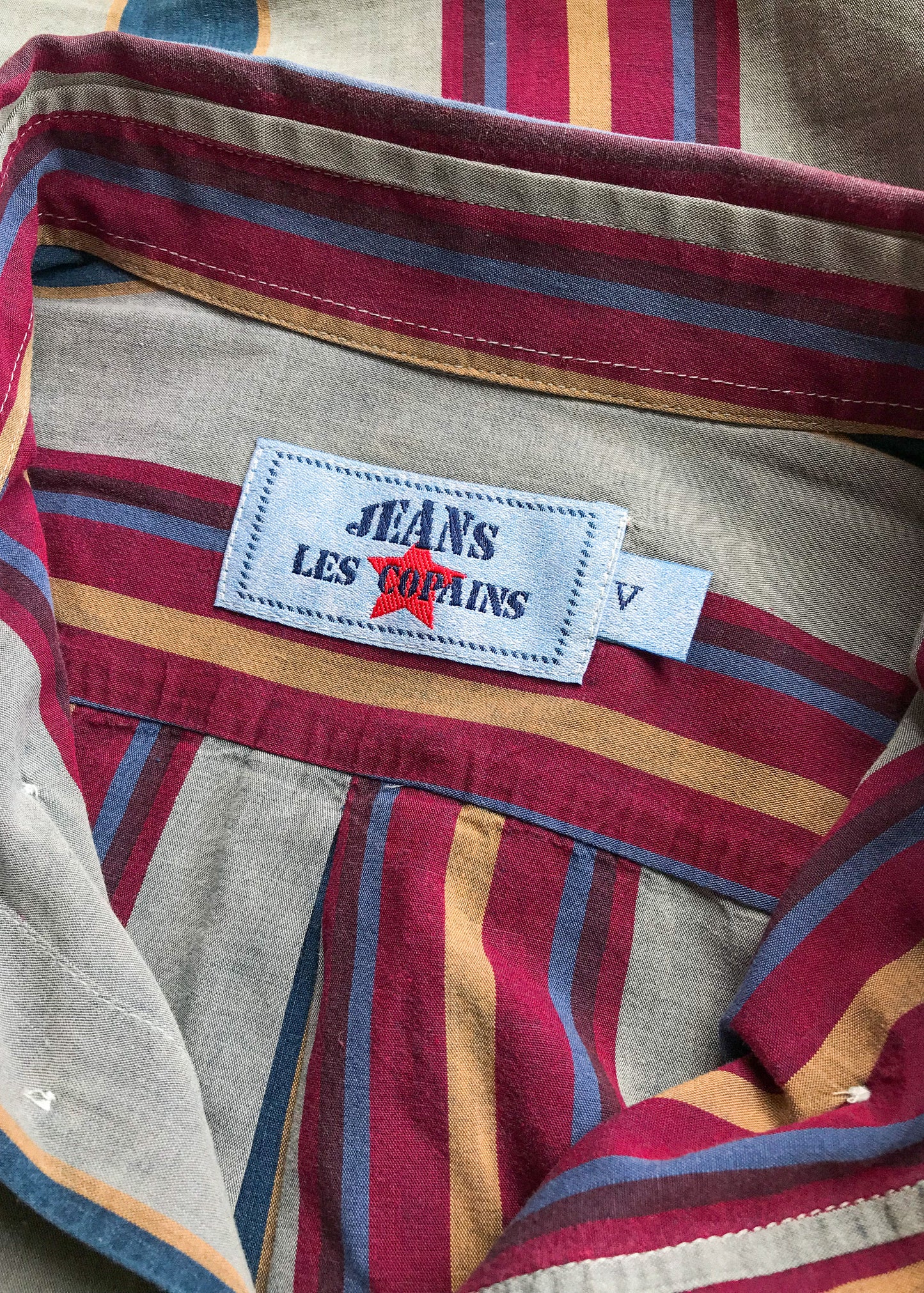 Vintage Les Copain's striped shirt