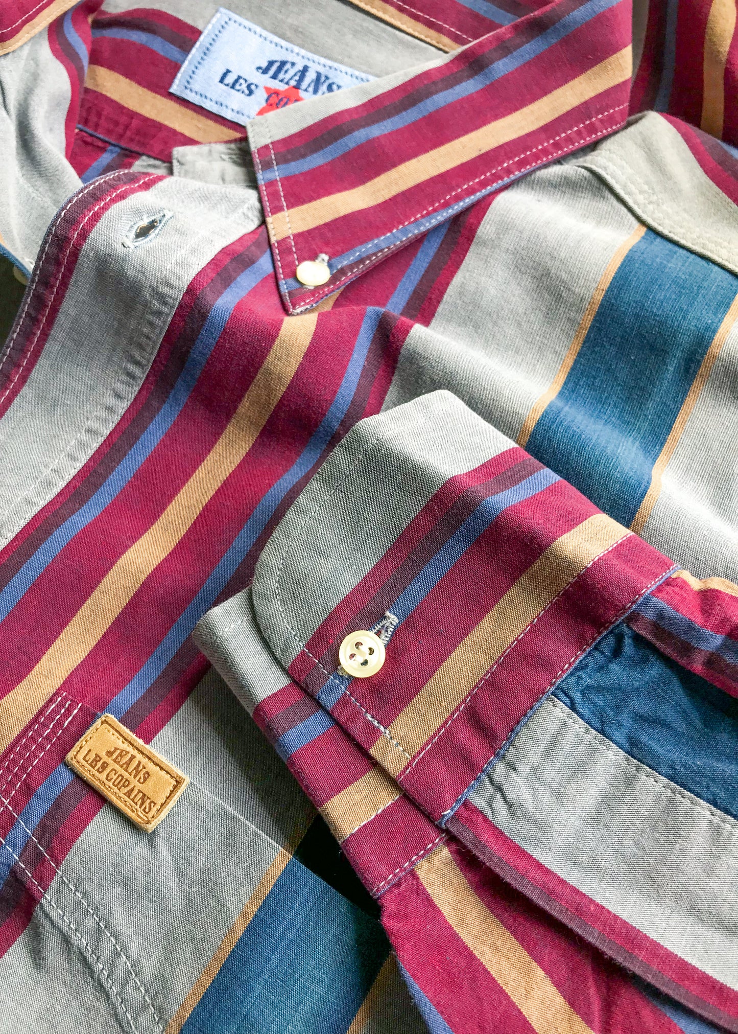 Vintage Les Copain's striped shirt