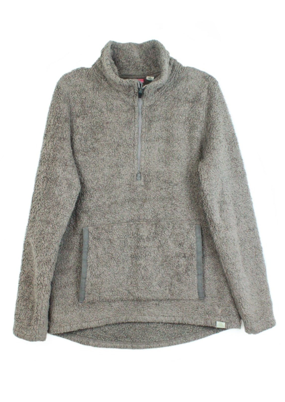 L.L. Bean Fleece in Hazel wood color with kangaroo pocket