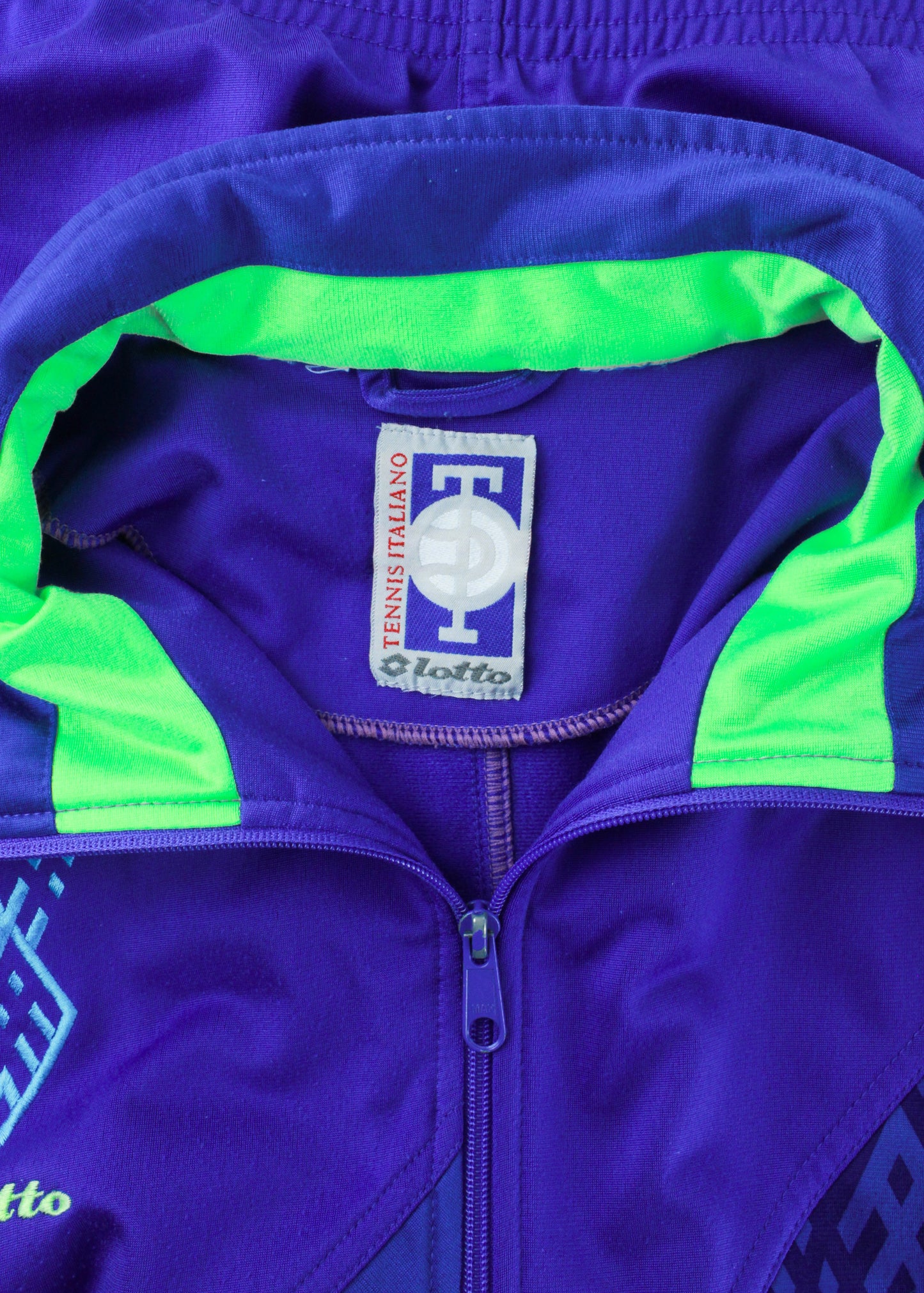Vintage Lotto track jacket in purple