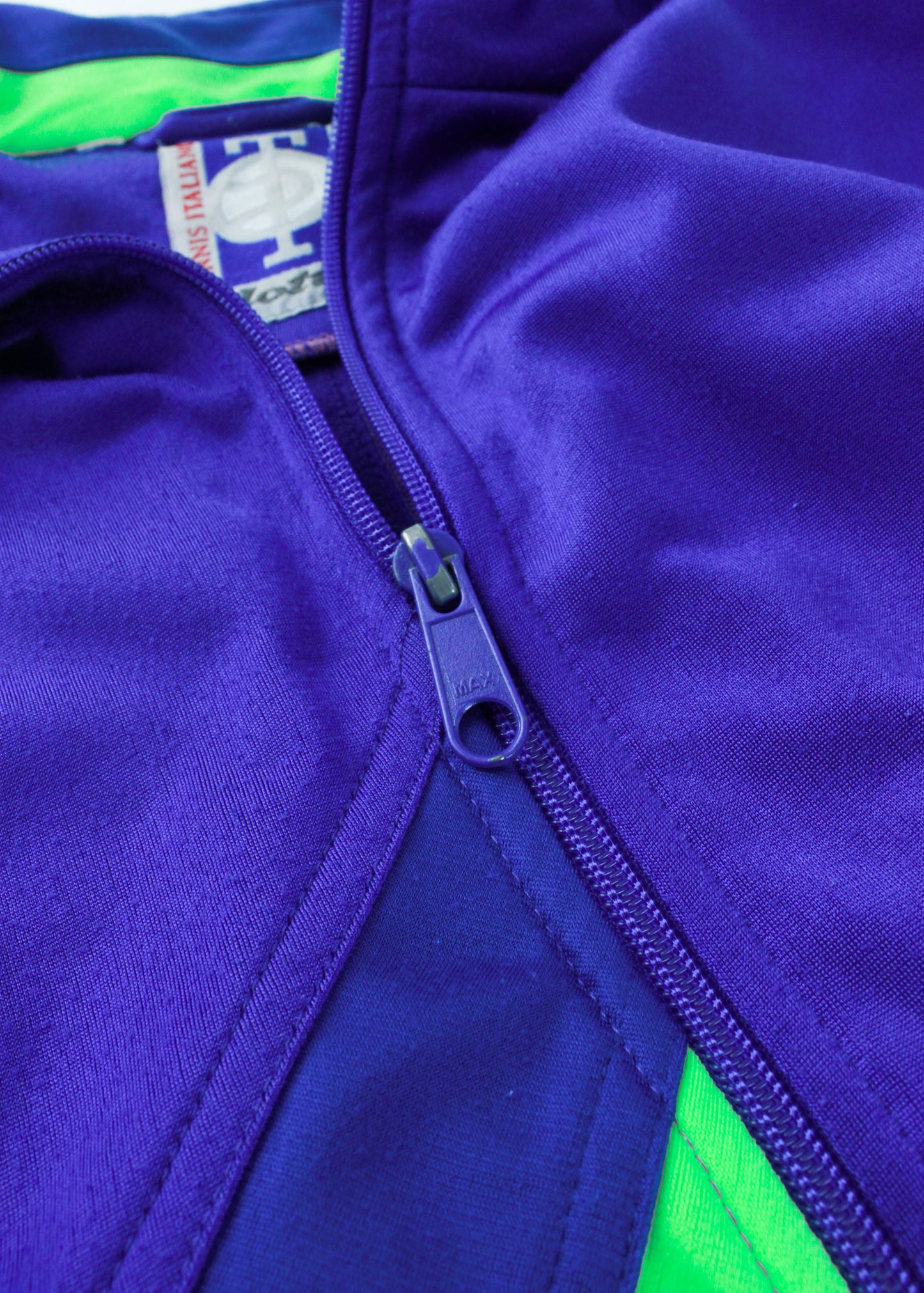 Vintage Lotto track jacket in purple