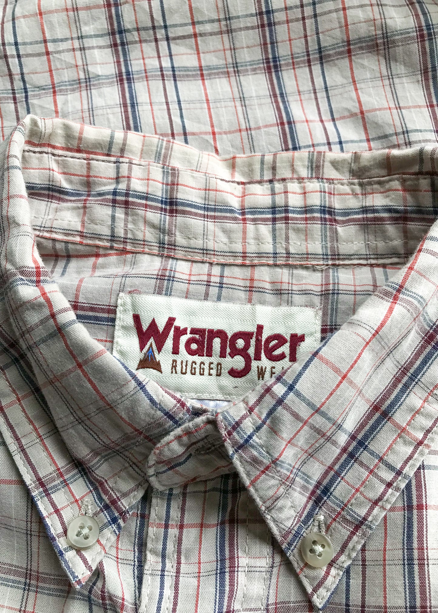 Wrangler men's checked shirt