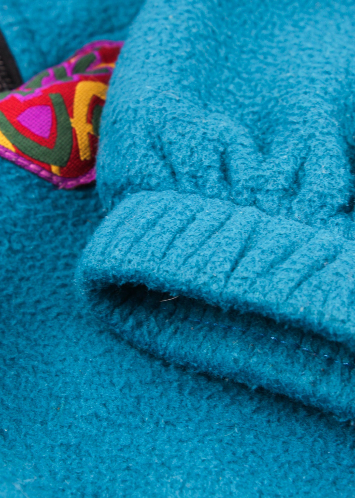 Vintage fleece in aquamarine