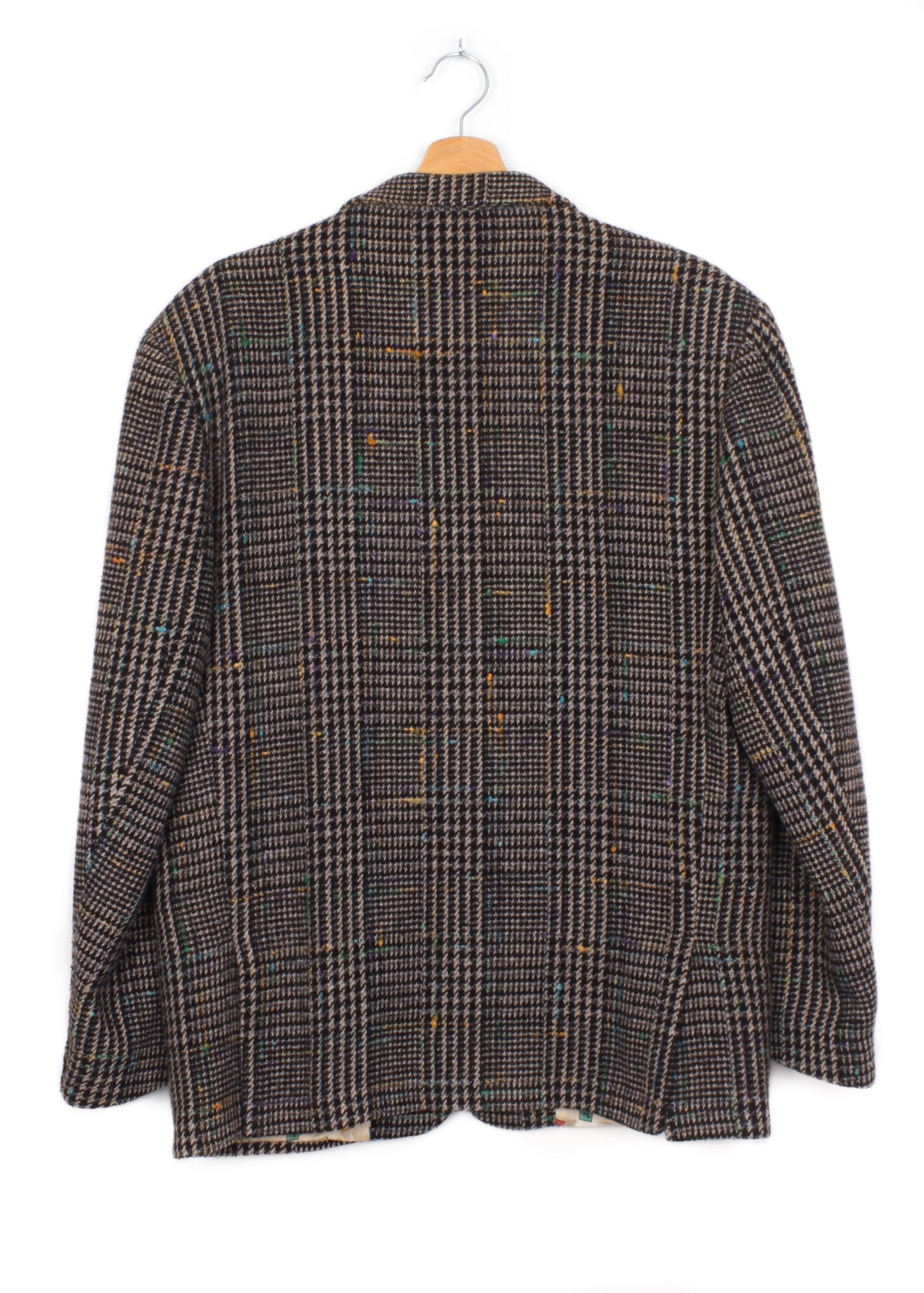 Vintage woolen houndtooth jacket