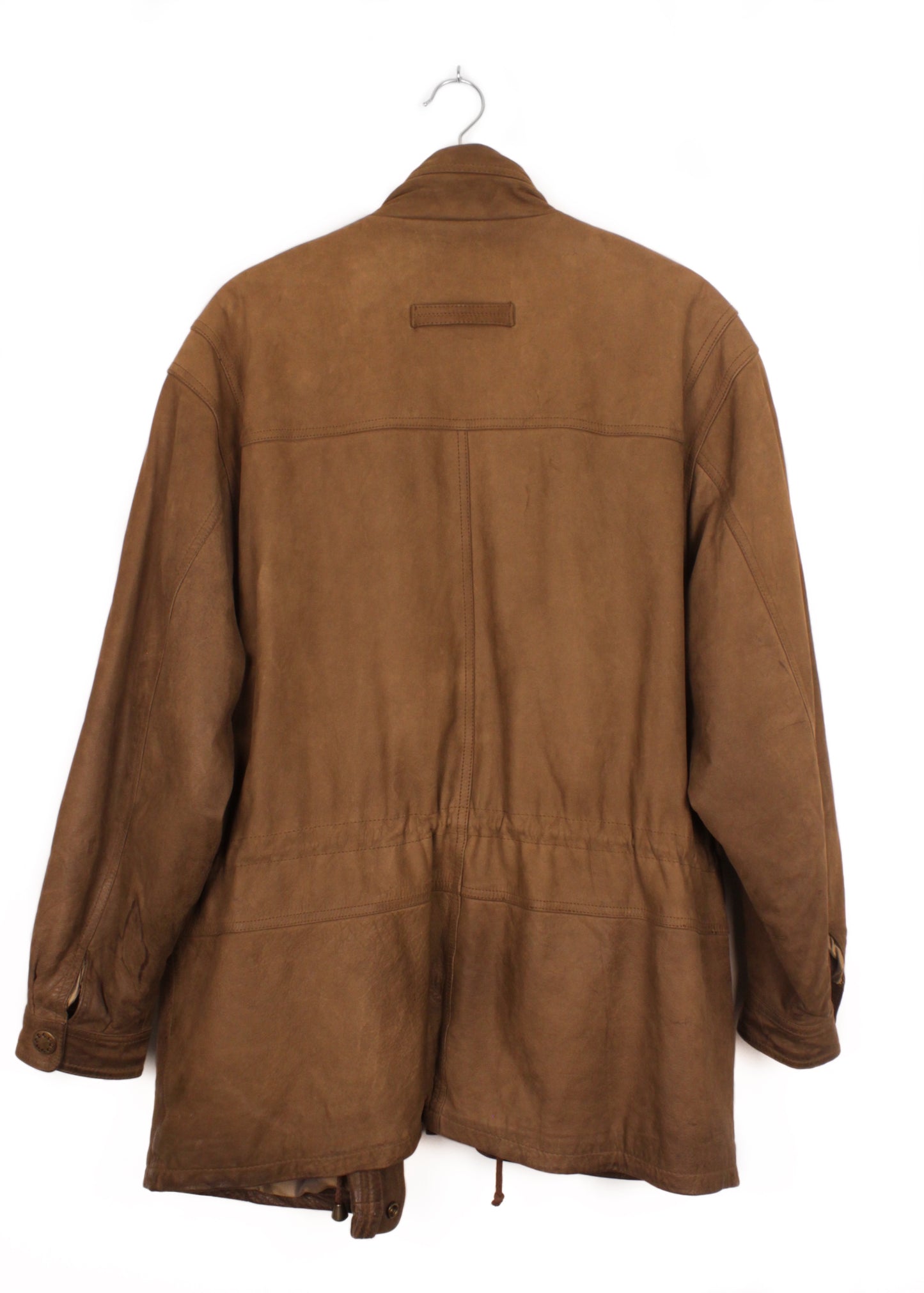 Vintage leather jacket in brown