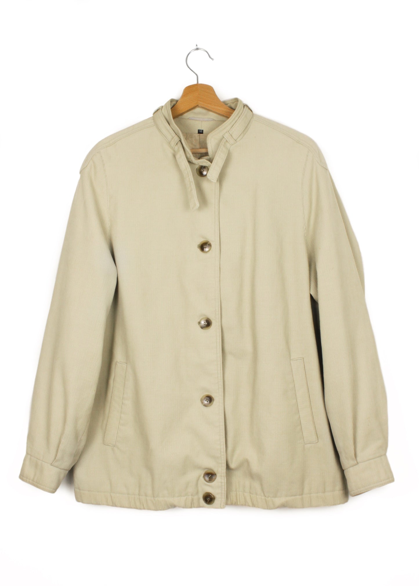 Corduroy jacket in beige