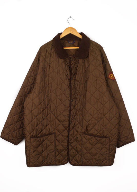 Henry Lloyd quilted jacket in brown