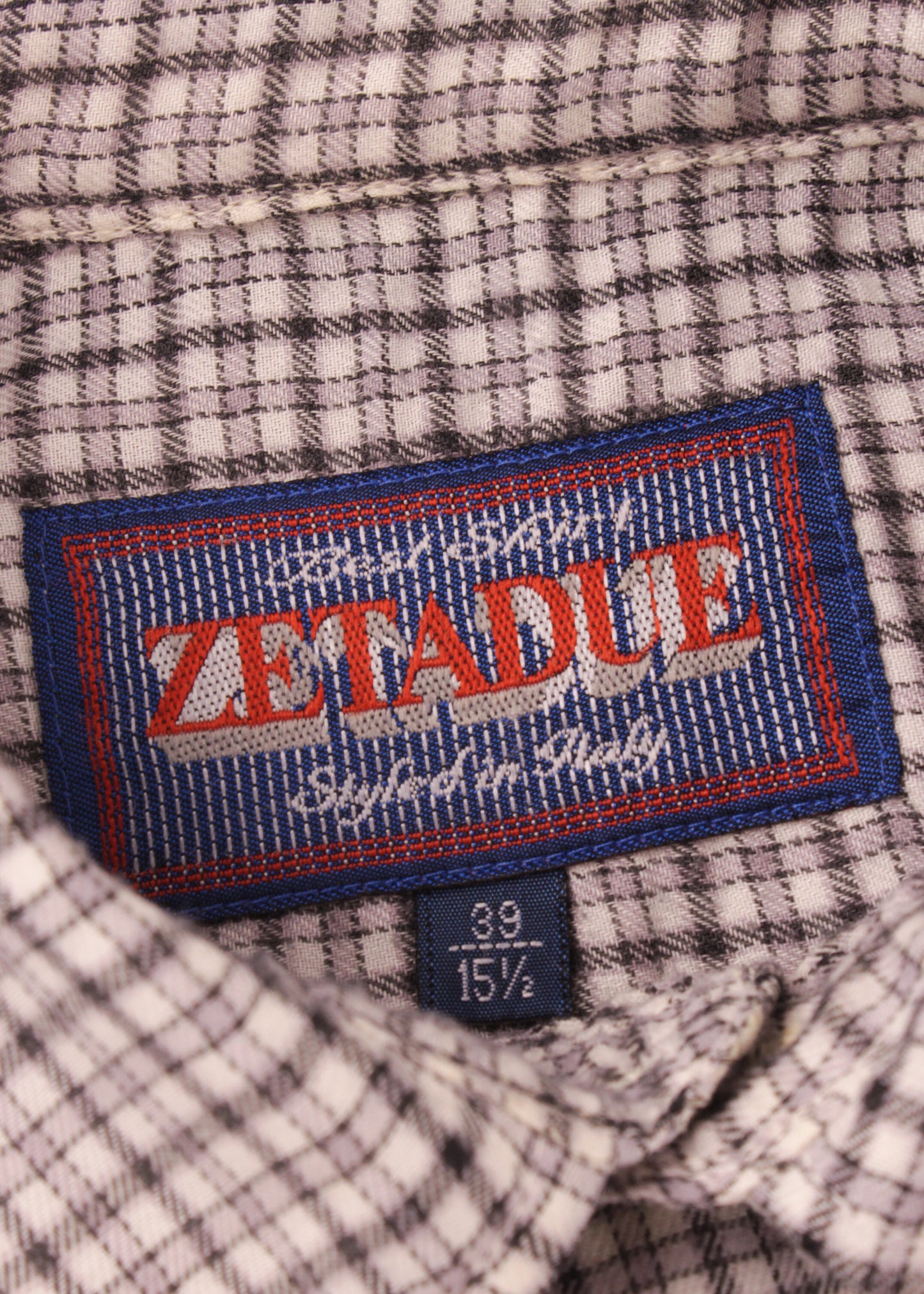 Vintage kostkovaná košile
