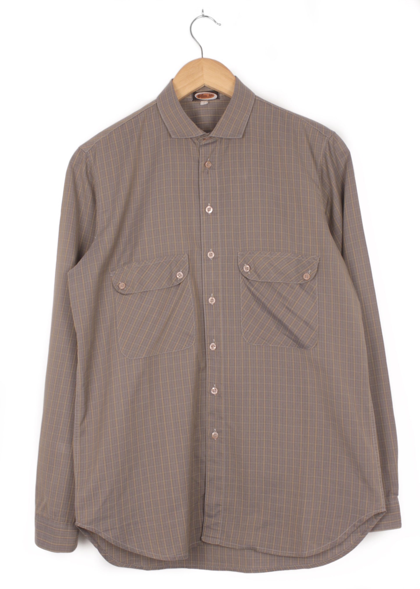 Vintage checked shirt in grey