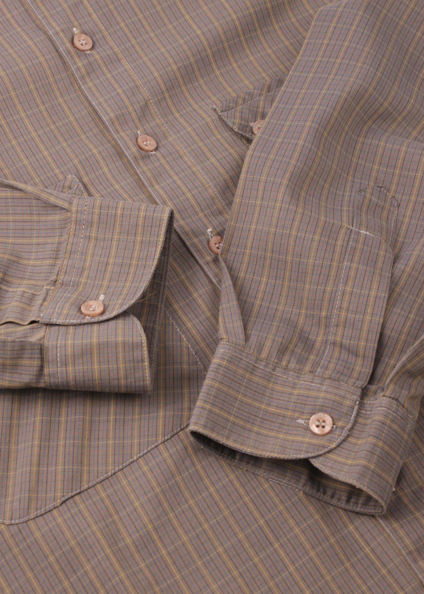 Vintage checked shirt in grey