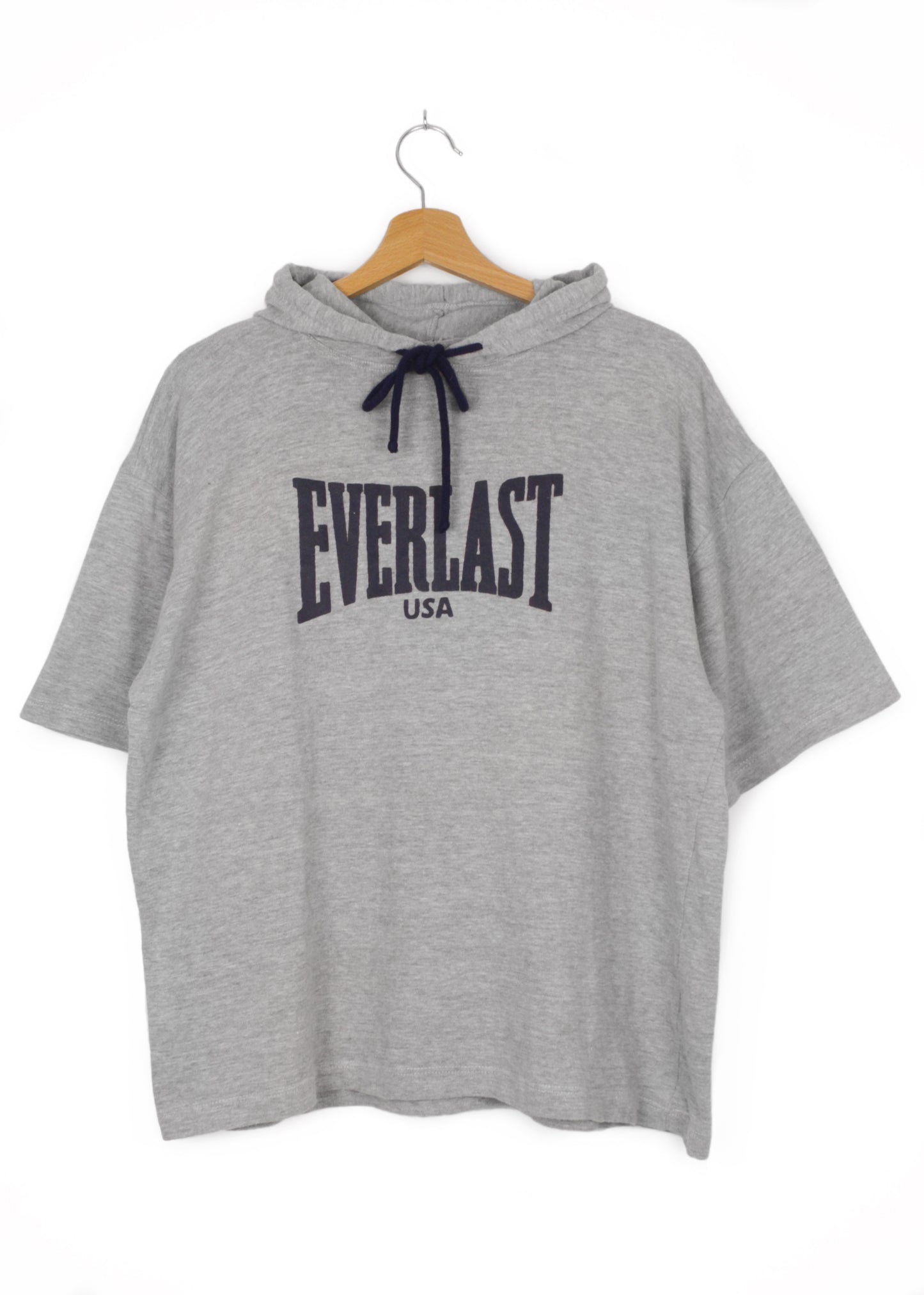 Vintage Everlast USA grey tee with hood
