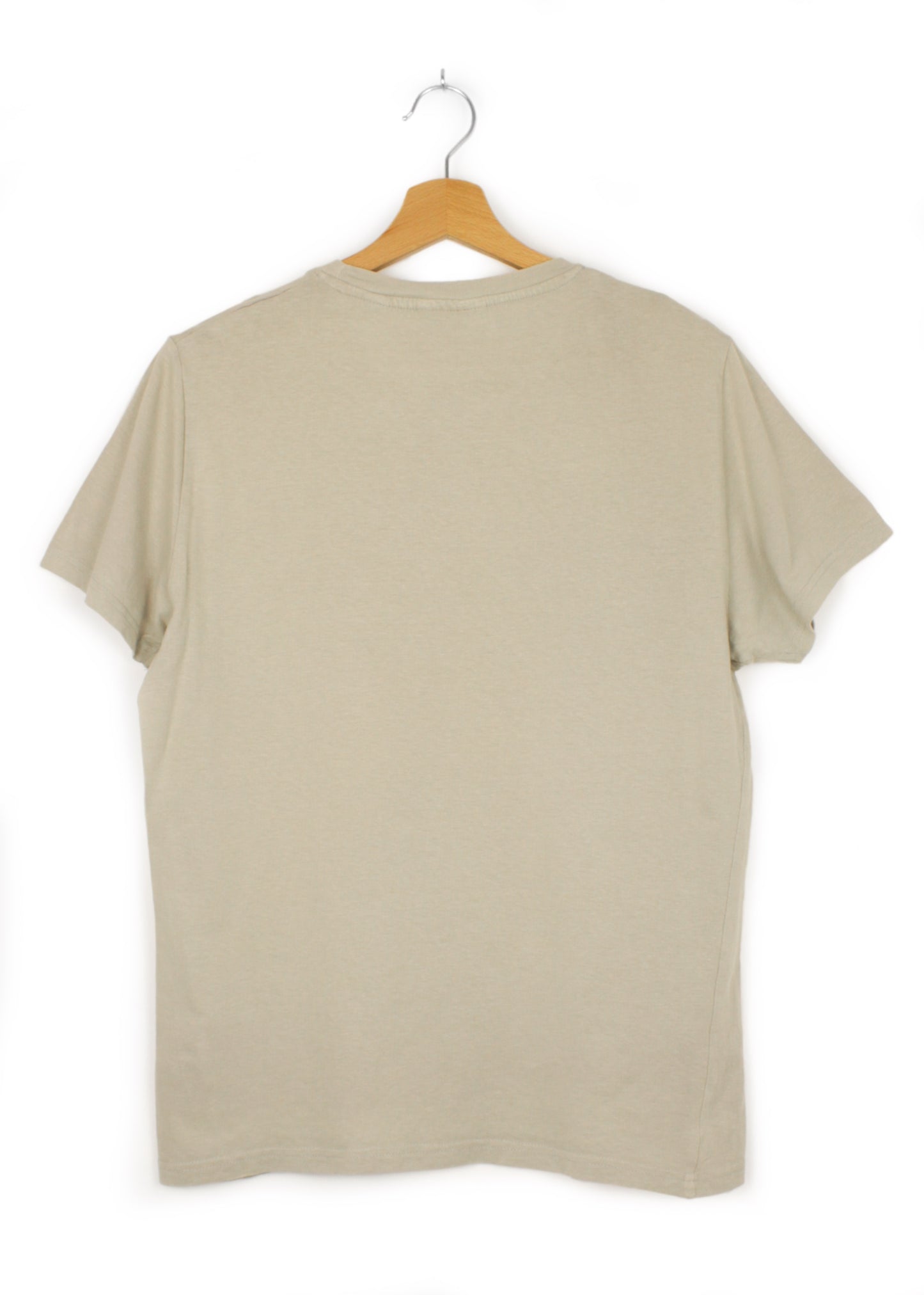 Vintage printed tee in beige