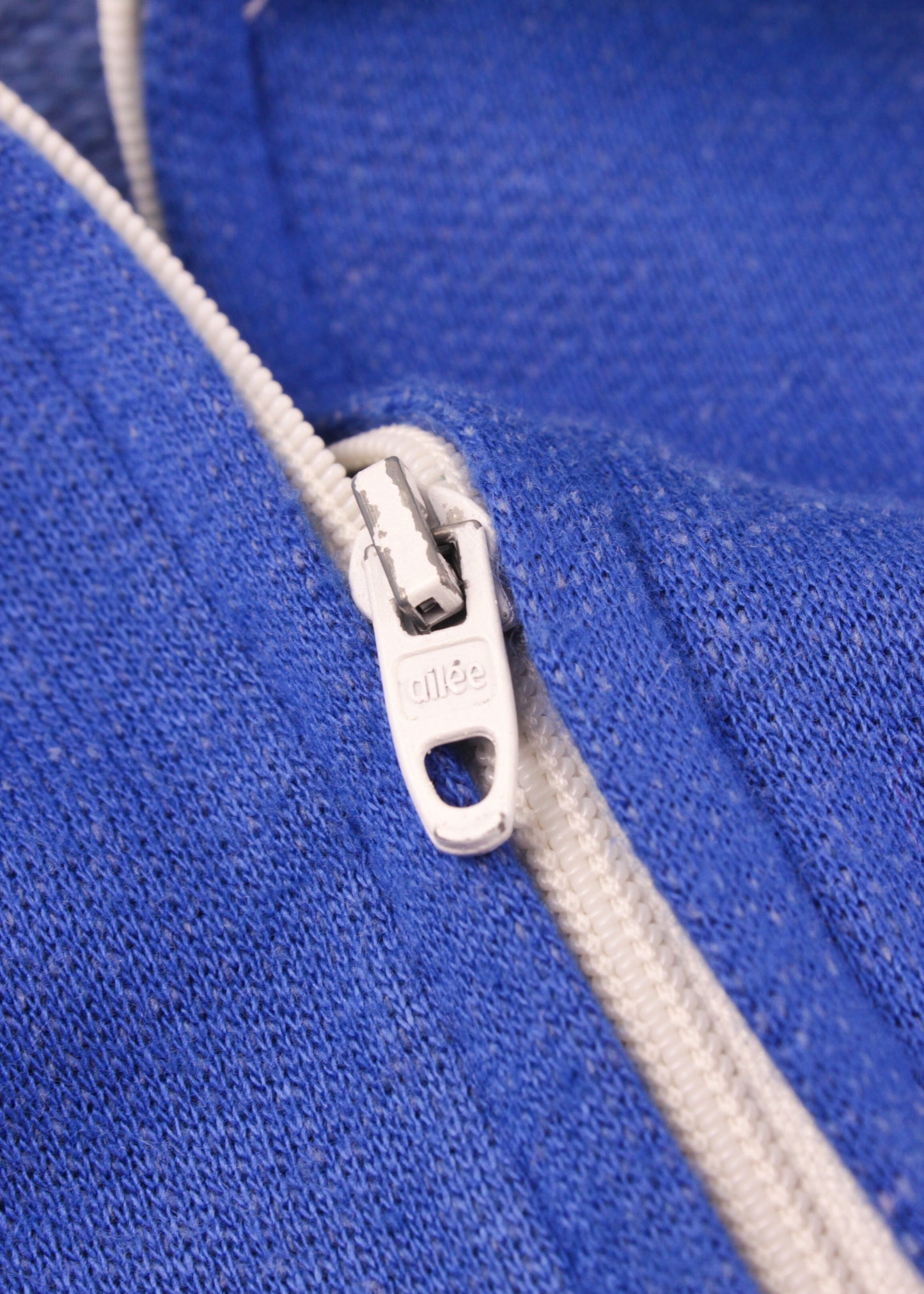 Vintage track jacket in blue and green